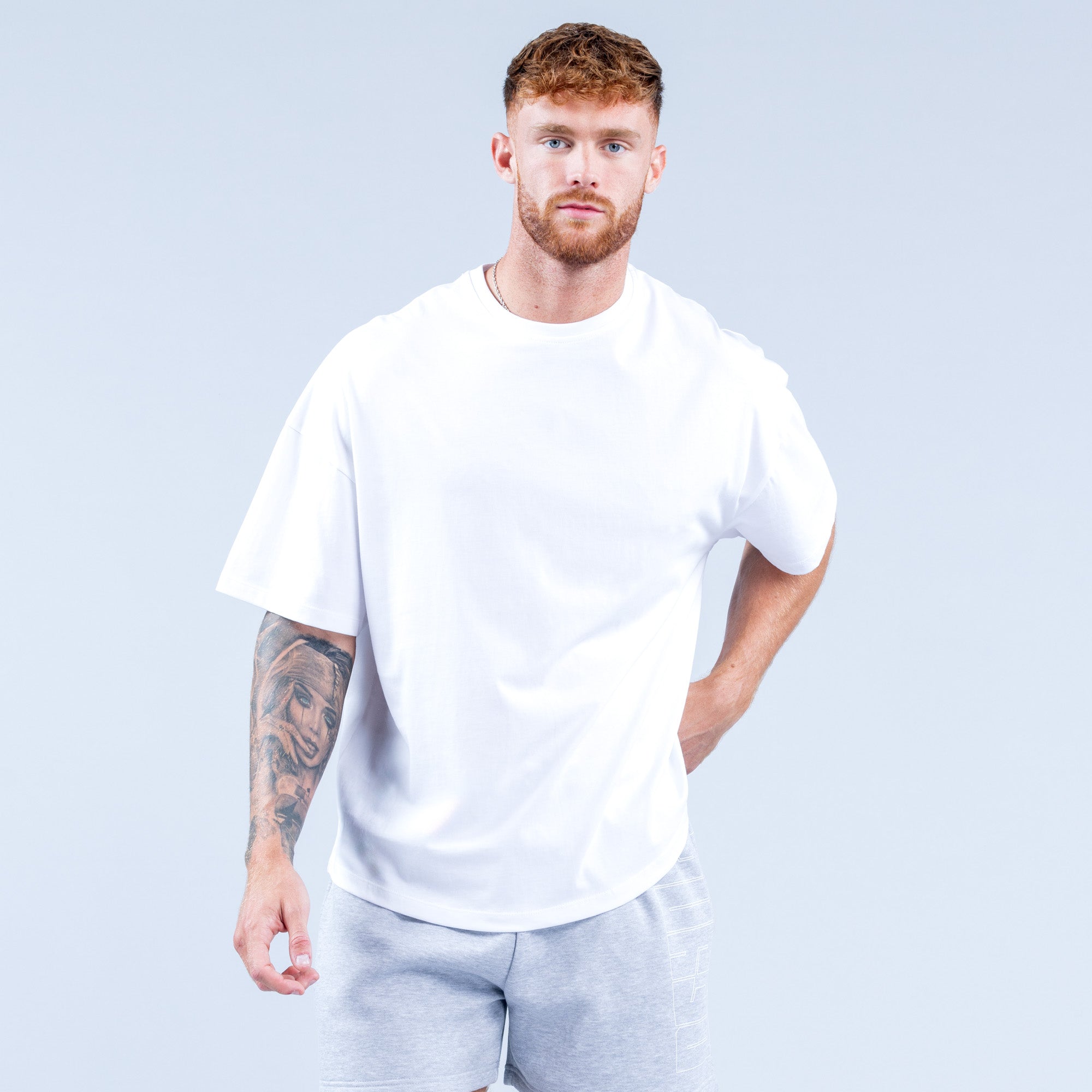 DFYNE Recharge Graphic T-Shirt Herre Hvide | TX5961234