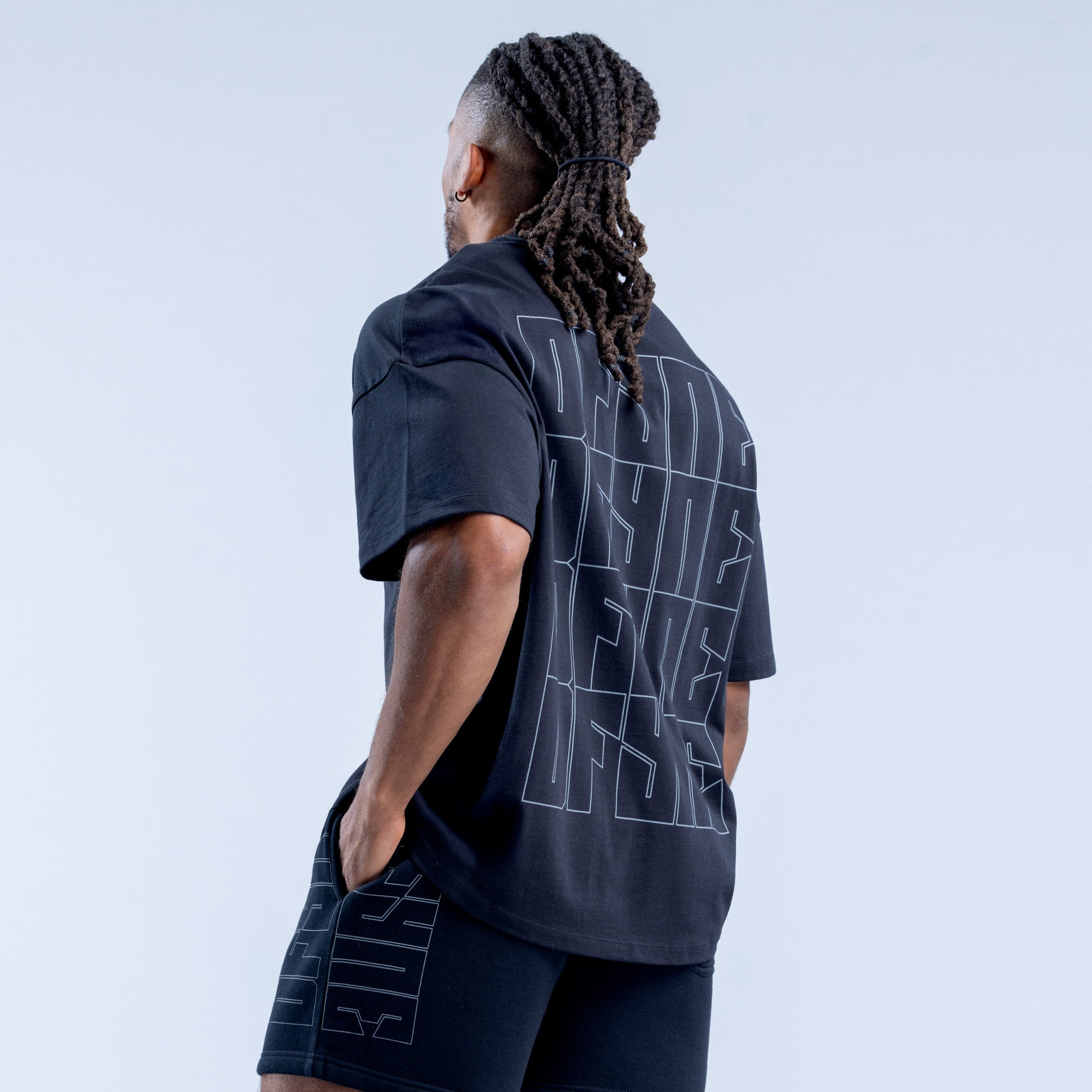 DFYNE Recharge Graphic T-Shirt Herre Sort | JL5903612