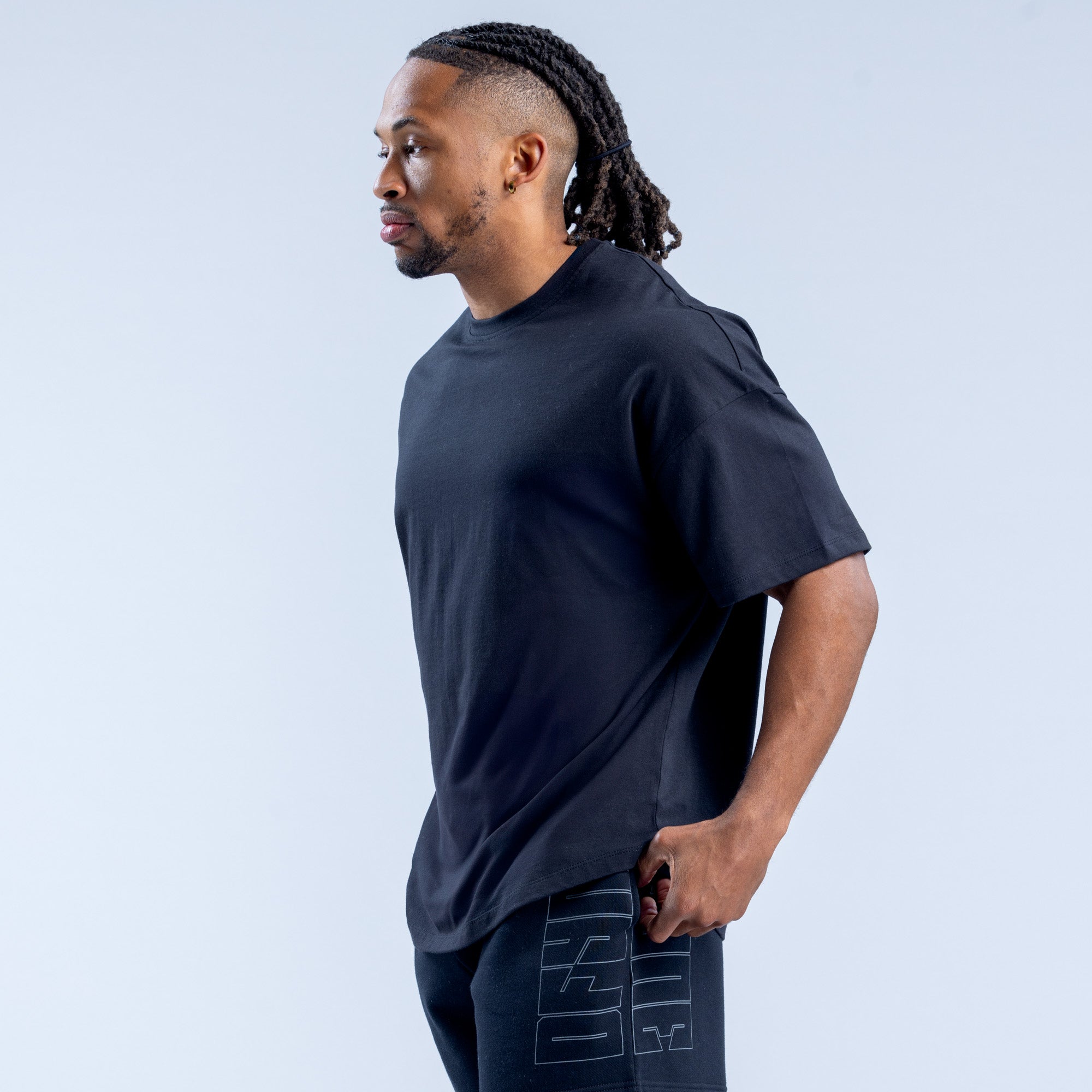 DFYNE Recharge Graphic T-Shirt Herre Sort | JL5903612