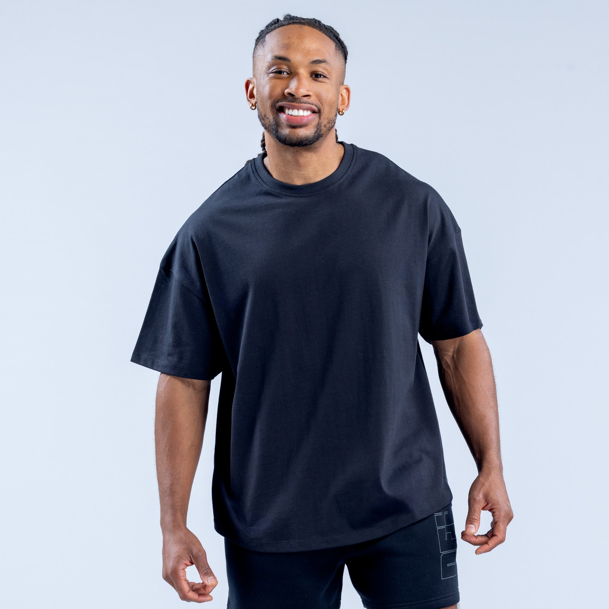 DFYNE Recharge Graphic T-Shirt Herre Sort | JL5903612
