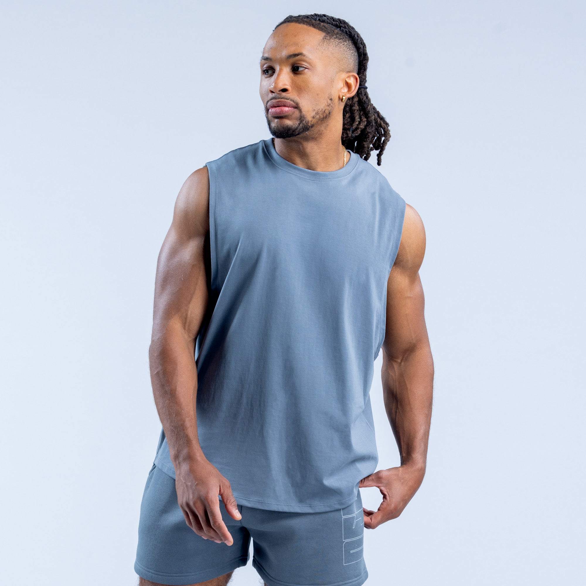 DFYNE Recharge Graphic Tank Top Herre Grå | XE3426079