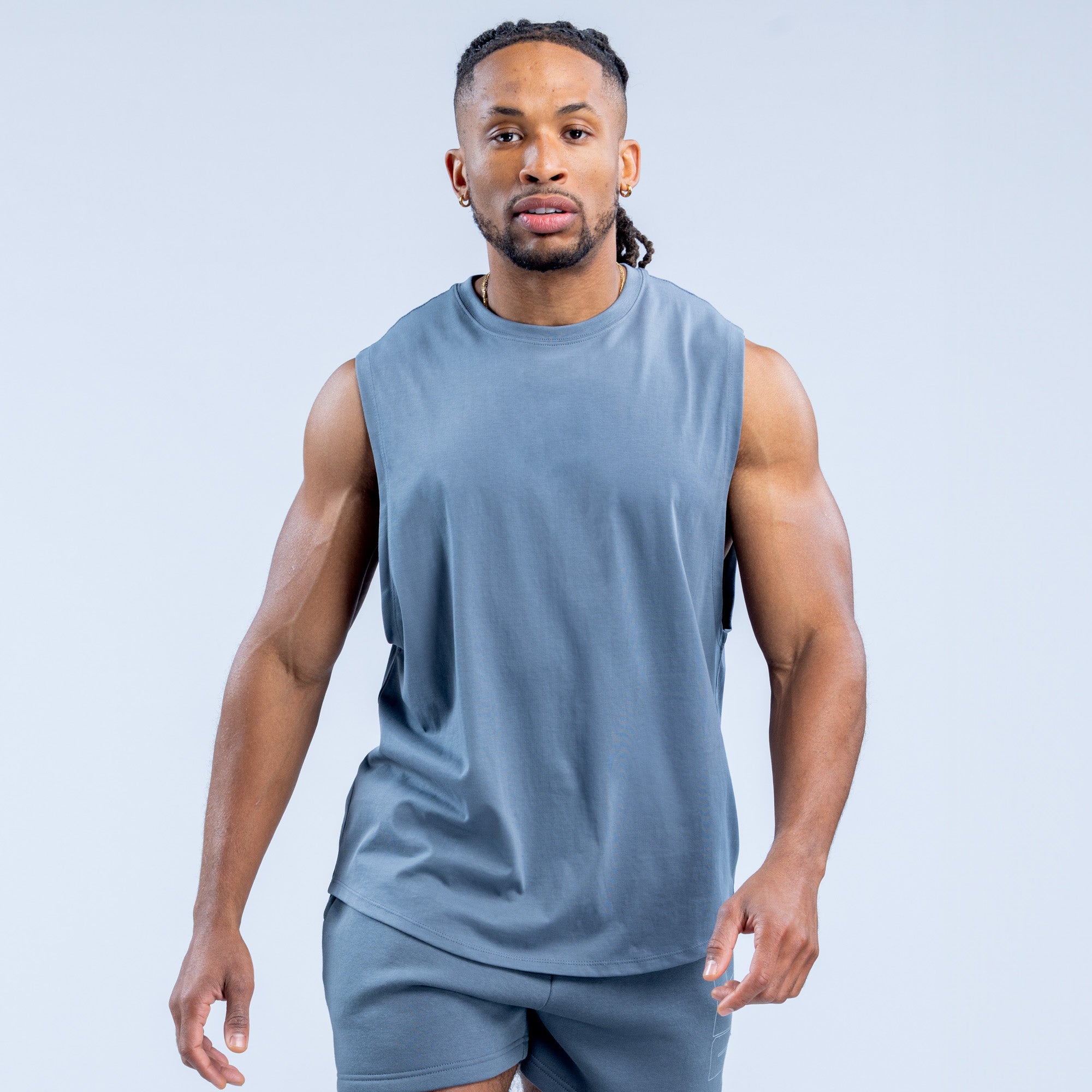 DFYNE Recharge Graphic Tank Top Herre Grå | XE3426079