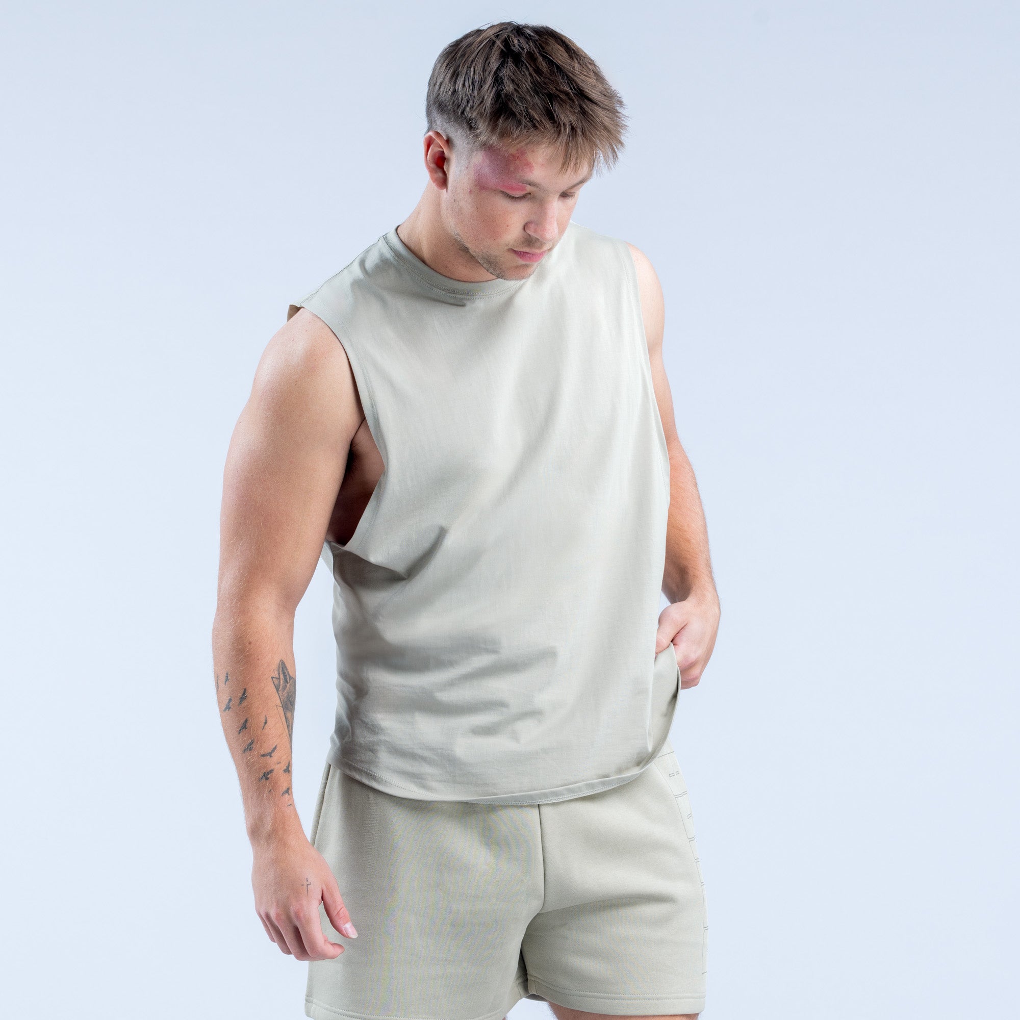 DFYNE Recharge Graphic Tank Top Herre Grå | CL5249830