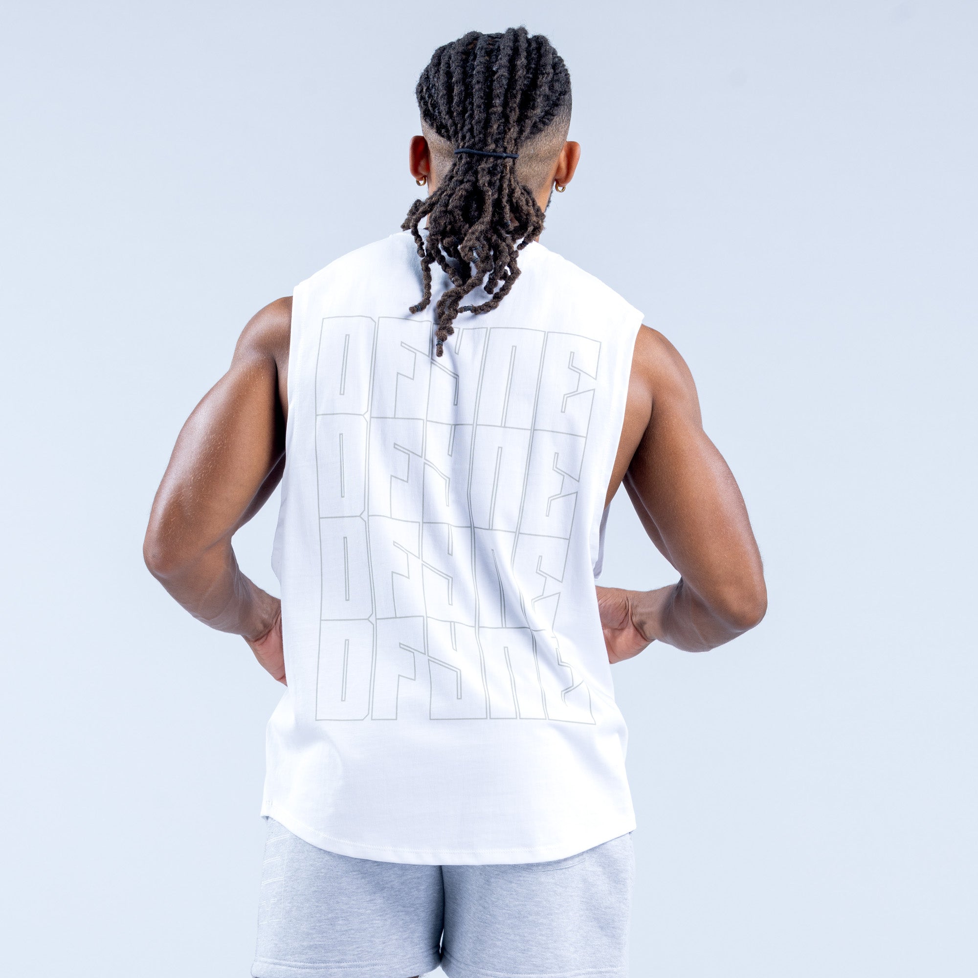 DFYNE Recharge Graphic Tank Top Herre Hvide | MI9581703