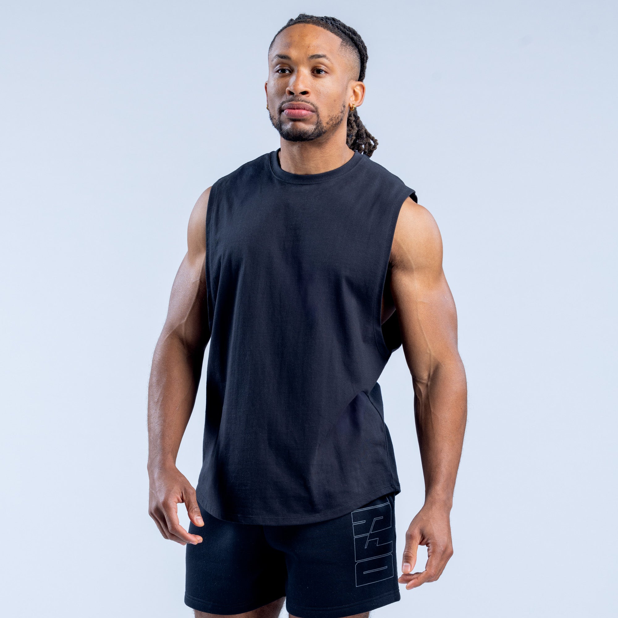 DFYNE Recharge Graphic Tank Top Herre Sort | HW5278690
