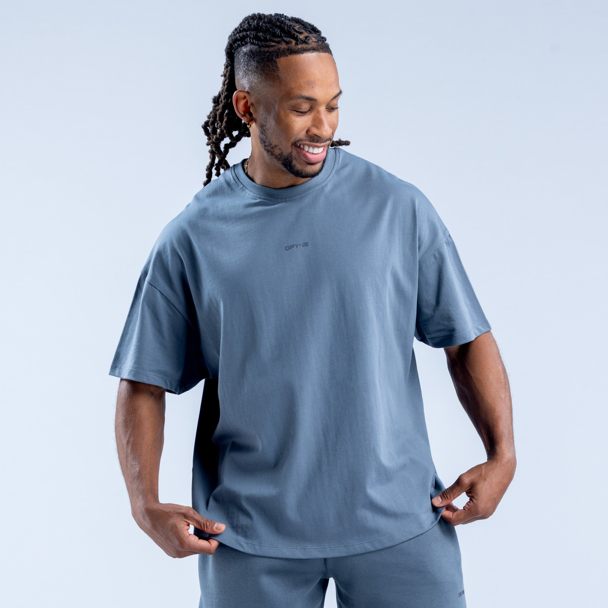 DFYNE Recharge T-Shirt Herre Grå | FU9634152