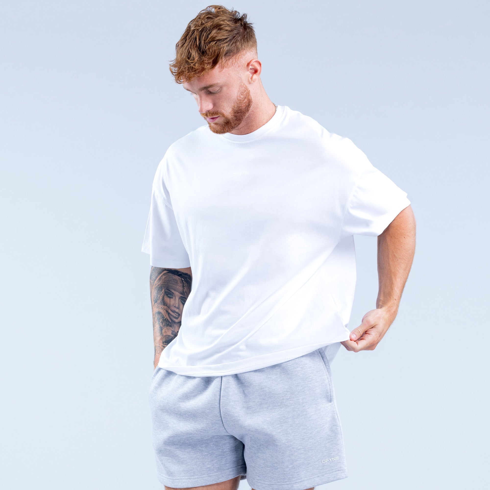 DFYNE Recharge T-Shirt Herre Hvide | FC8413592