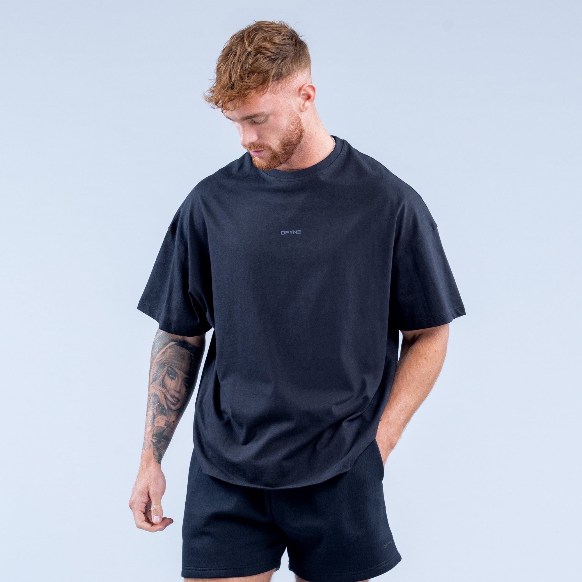 DFYNE Recharge T-Shirt Herre Sort | WJ7492016