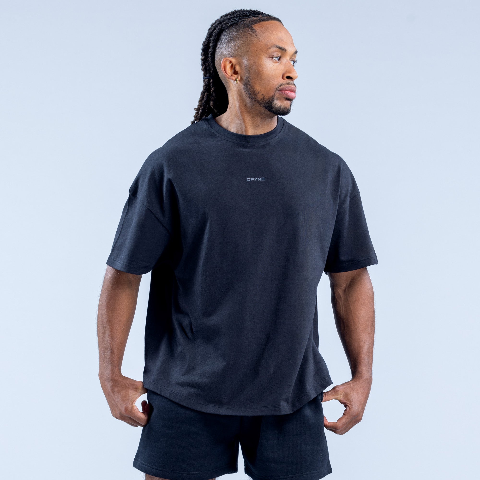 DFYNE Recharge T-Shirt Herre Sort | WJ7492016