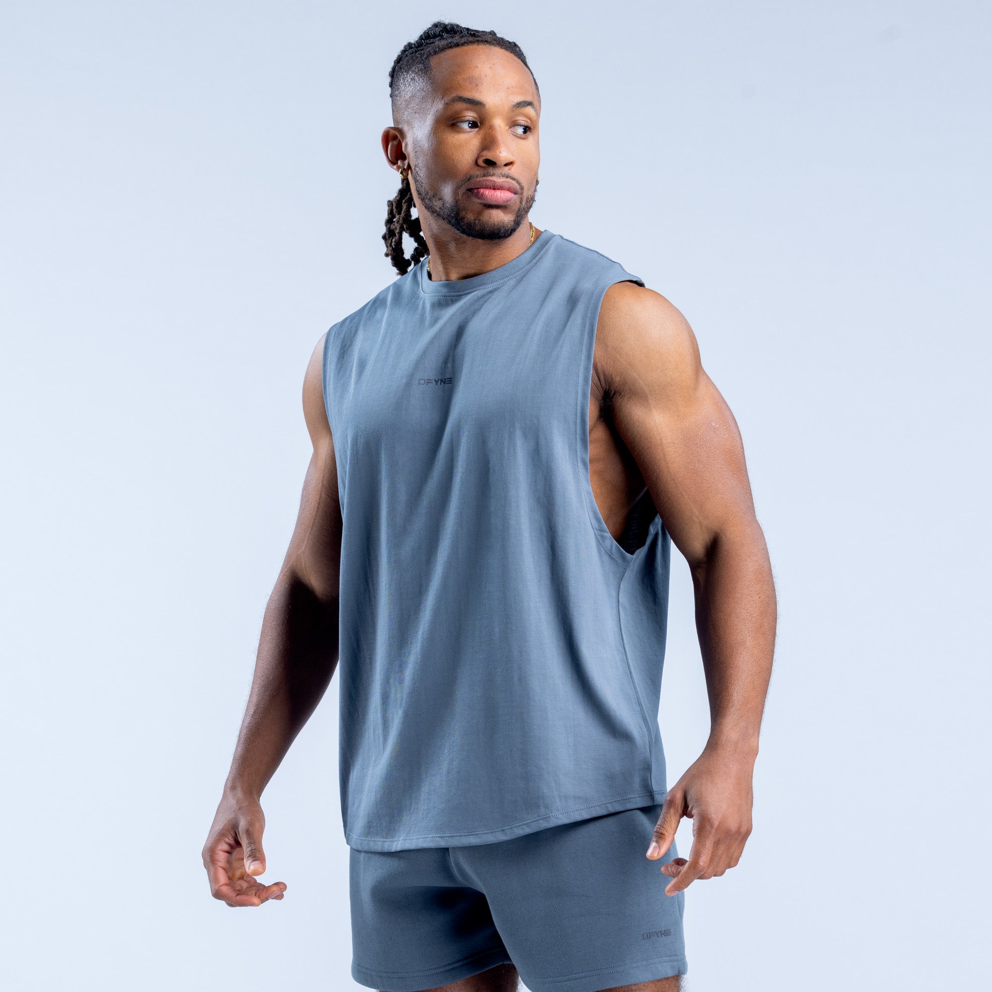 DFYNE Recharge Tank Top Herre Grå | AV3092764