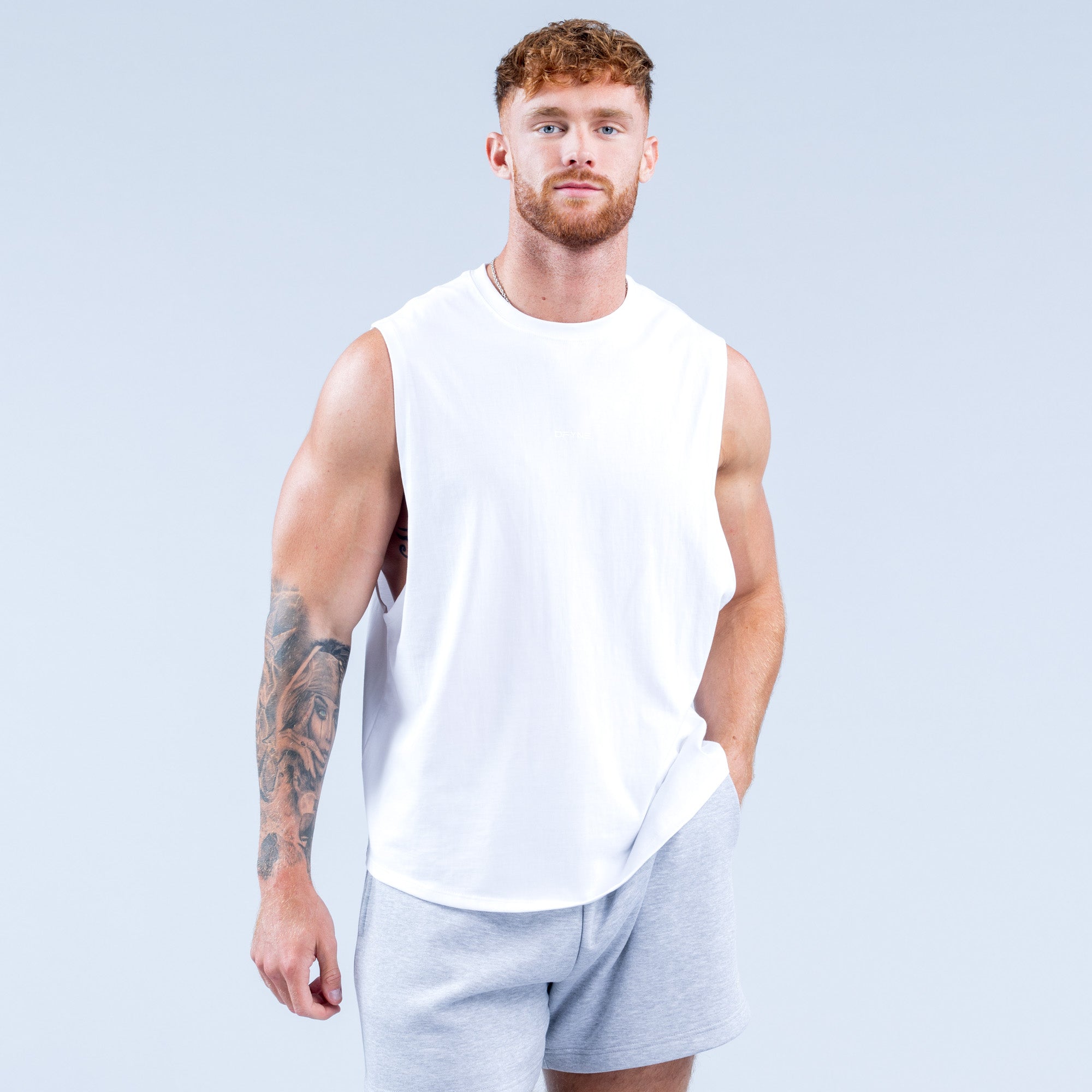 DFYNE Recharge Tank Top Herre Hvide | LI3912756