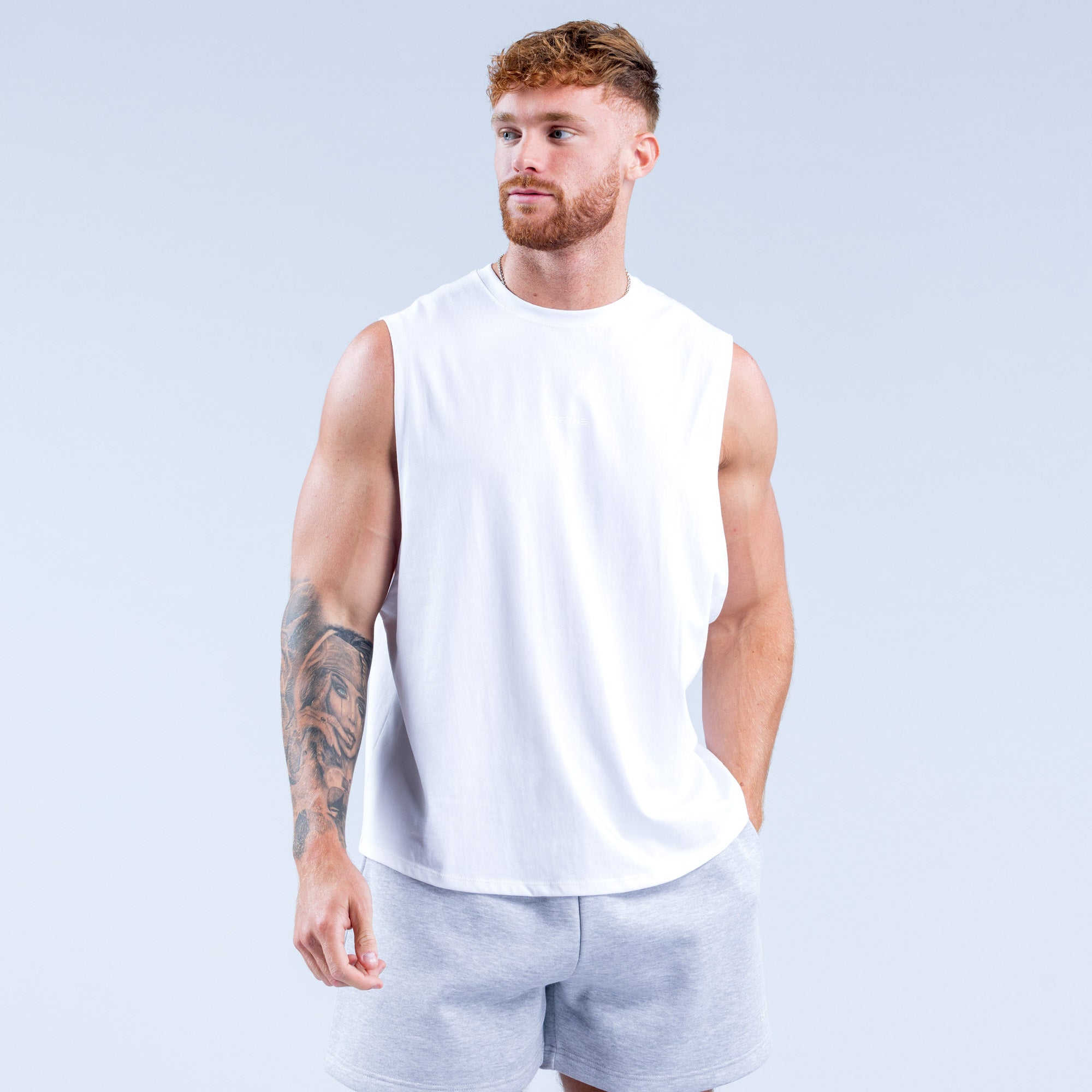 DFYNE Recharge Tank Top Herre Hvide | LI3912756