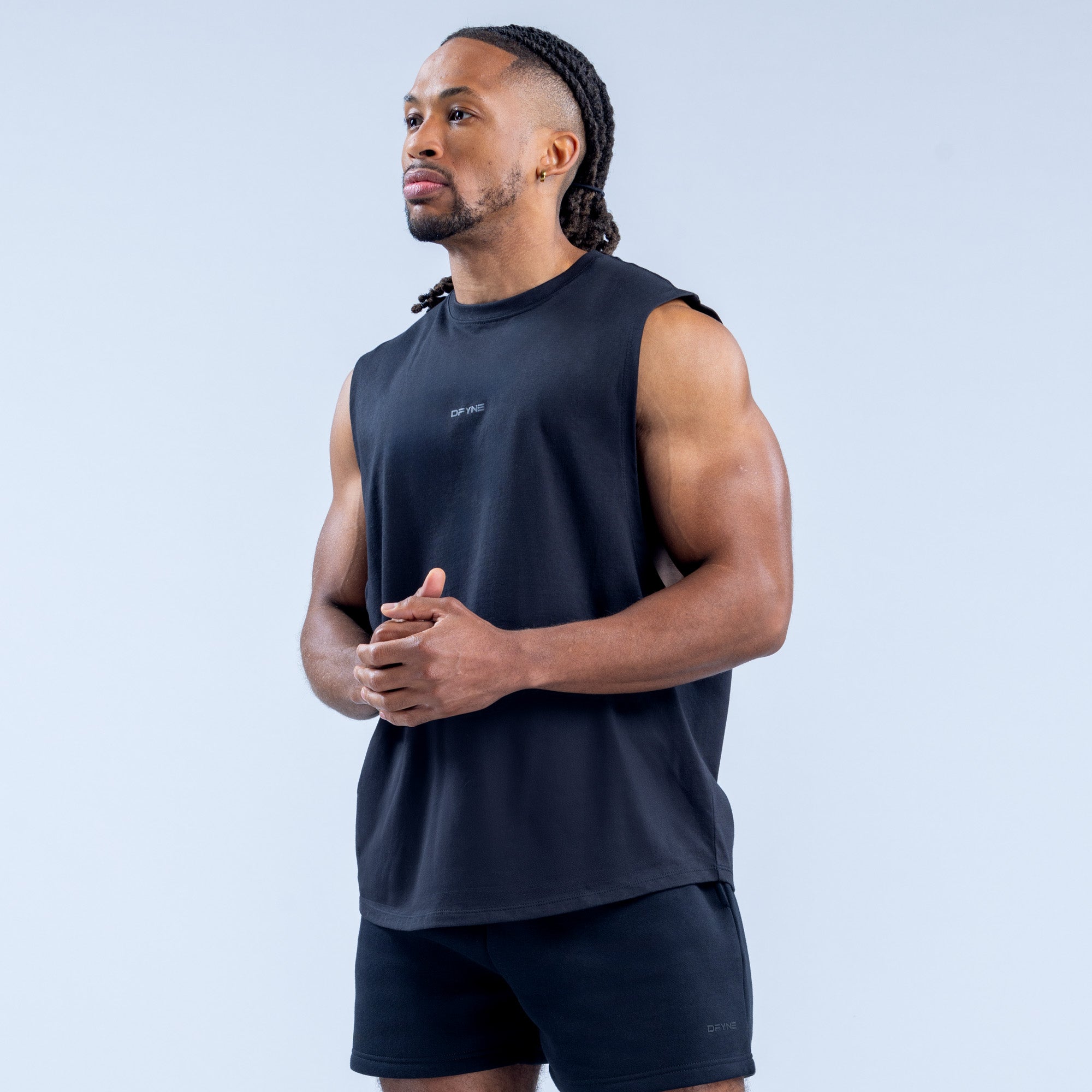 DFYNE Recharge Tank Top Herre Sort | LC1654382