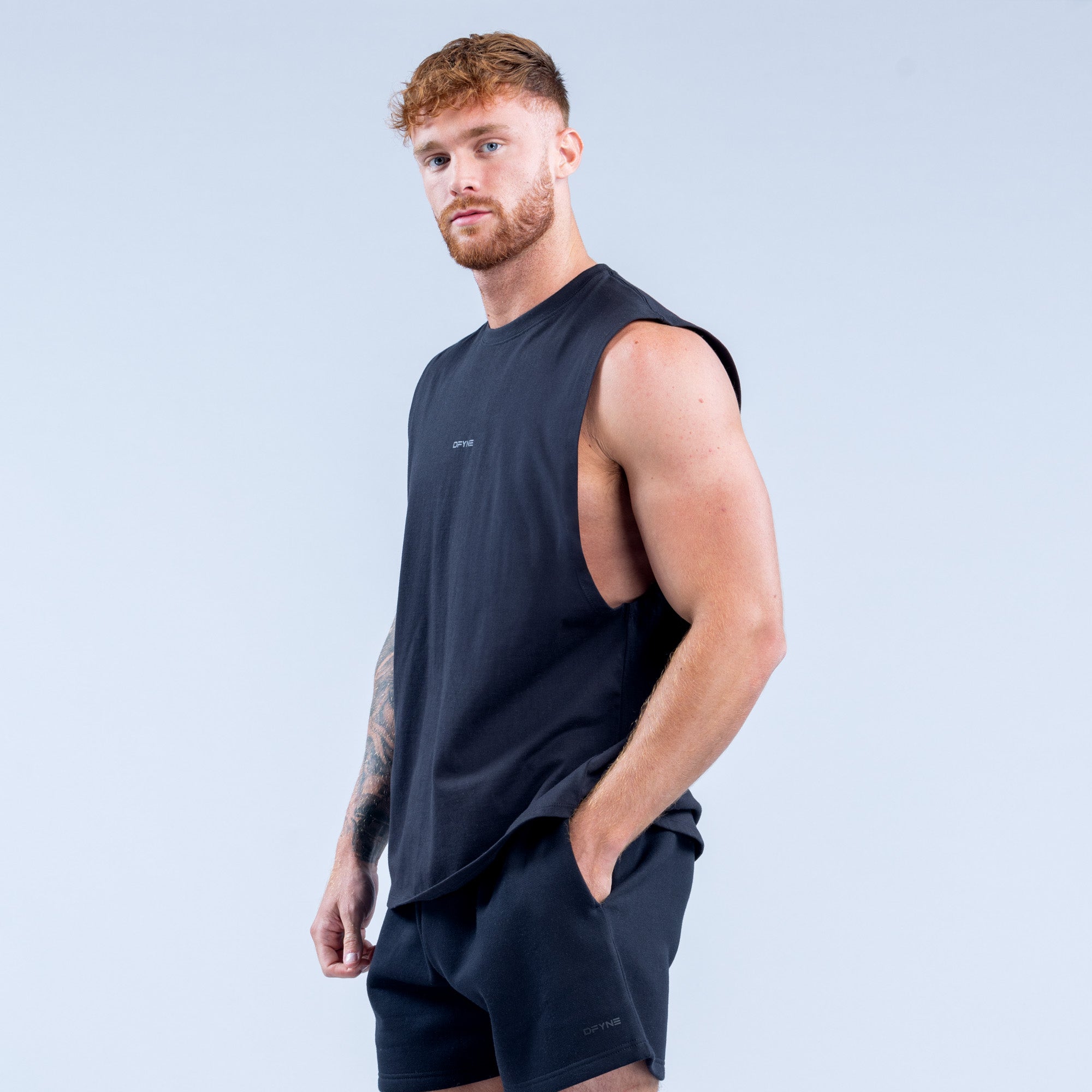 DFYNE Recharge Tank Top Herre Sort | LC1654382