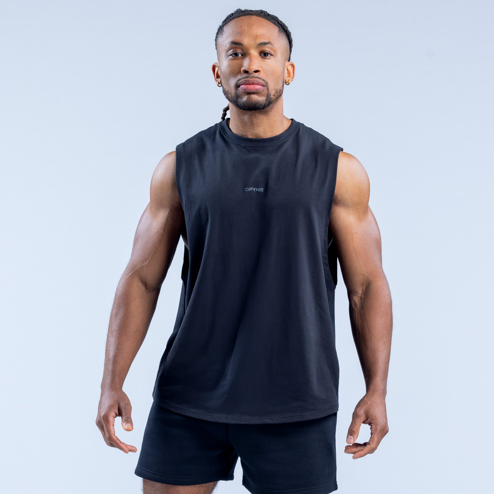 DFYNE Recharge Tank Top Herre Sort | LC1654382