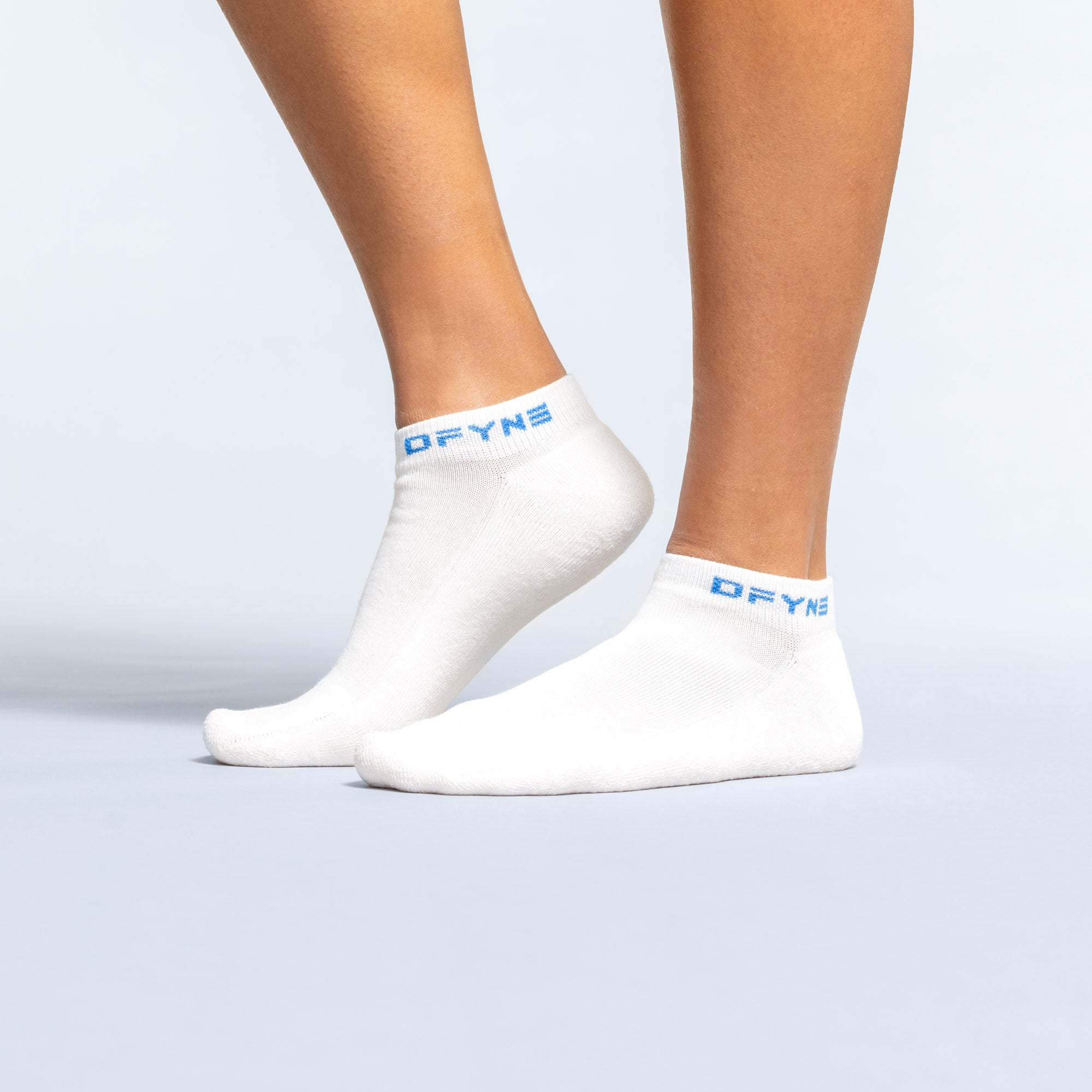 DFYNE Revive Ankle Sokker Dame Hvide Blå | XG8629351