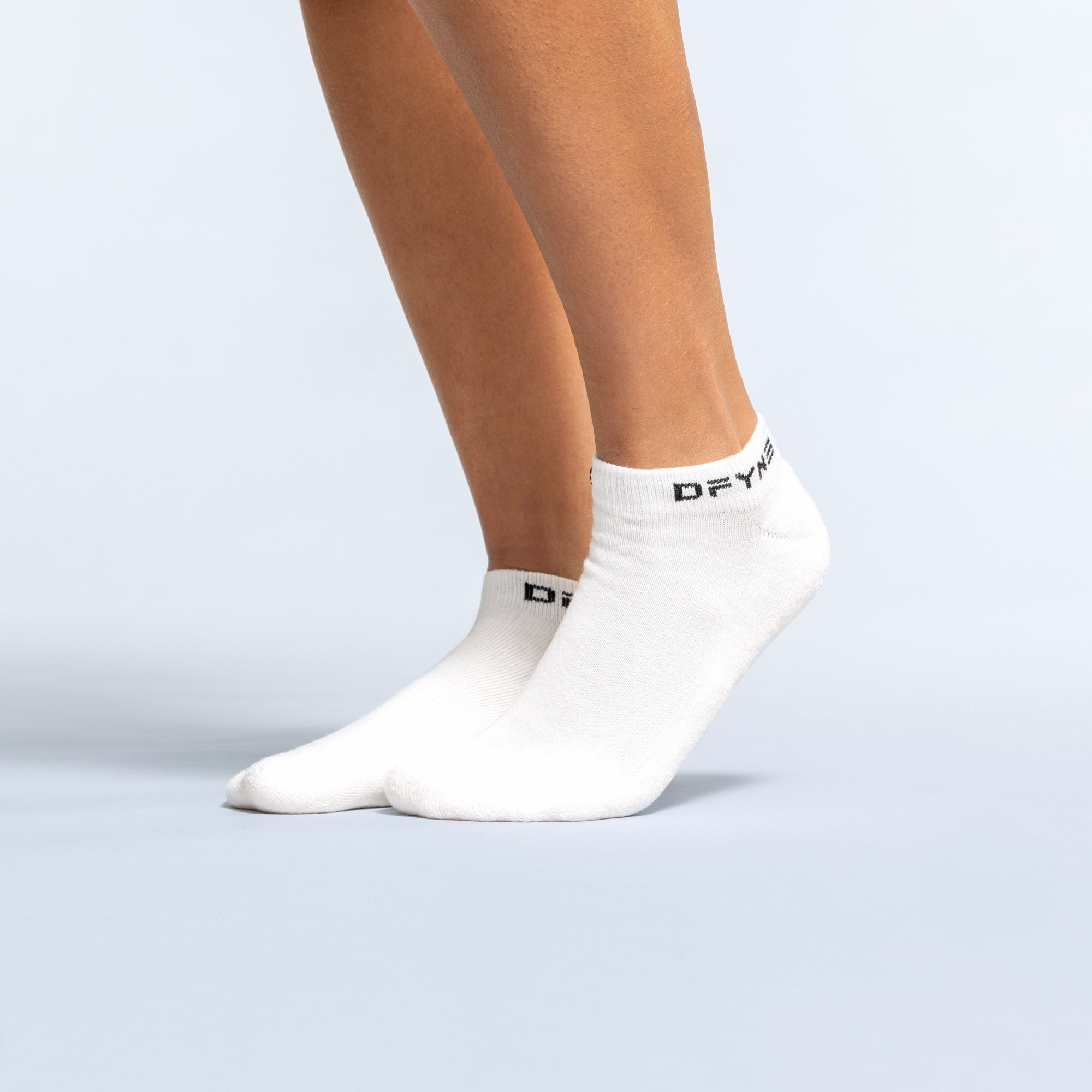 DFYNE Revive Ankle Sokker Dame Hvide Sort | EM6094578