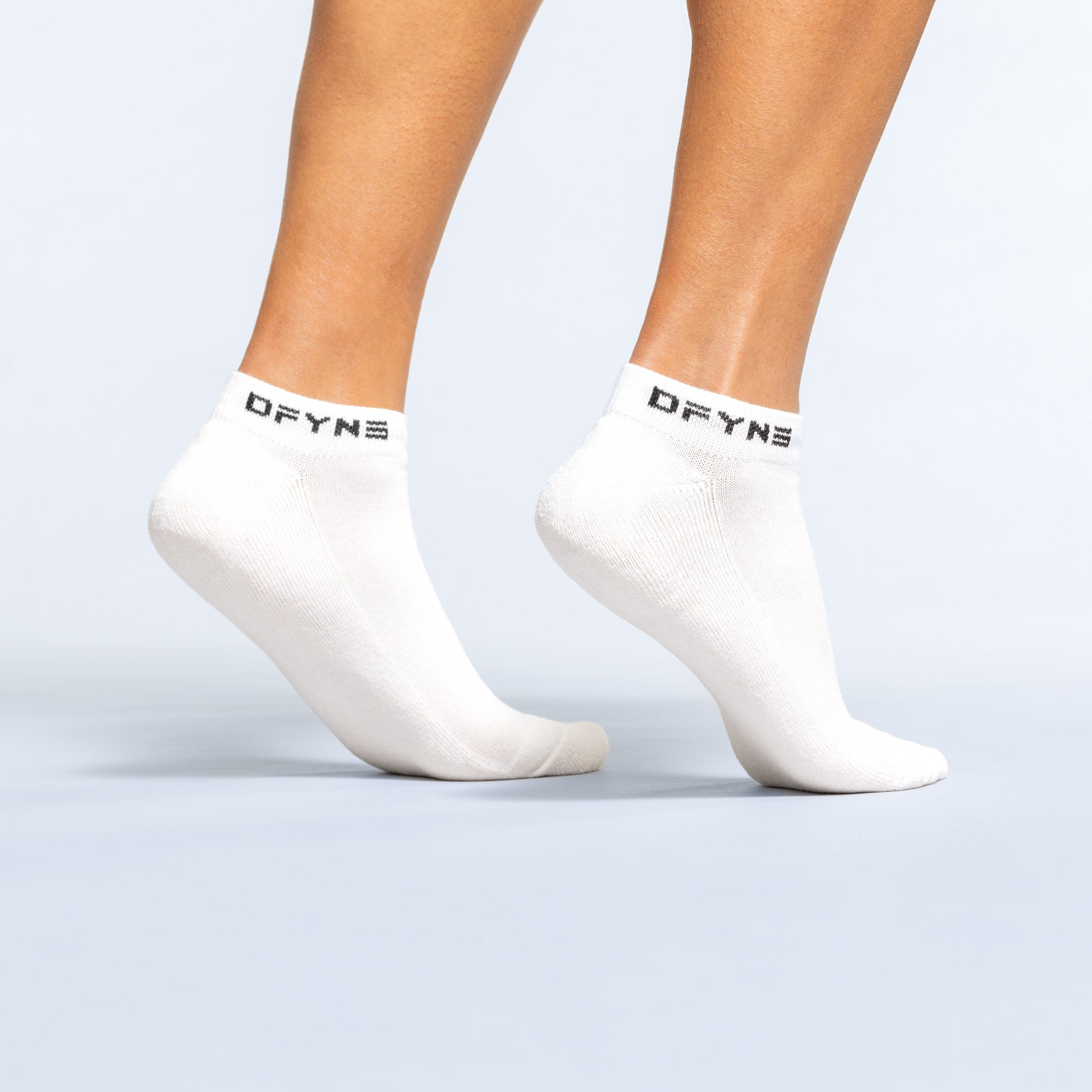 DFYNE Revive Ankle Sokker Dame Hvide Sort | EM6094578