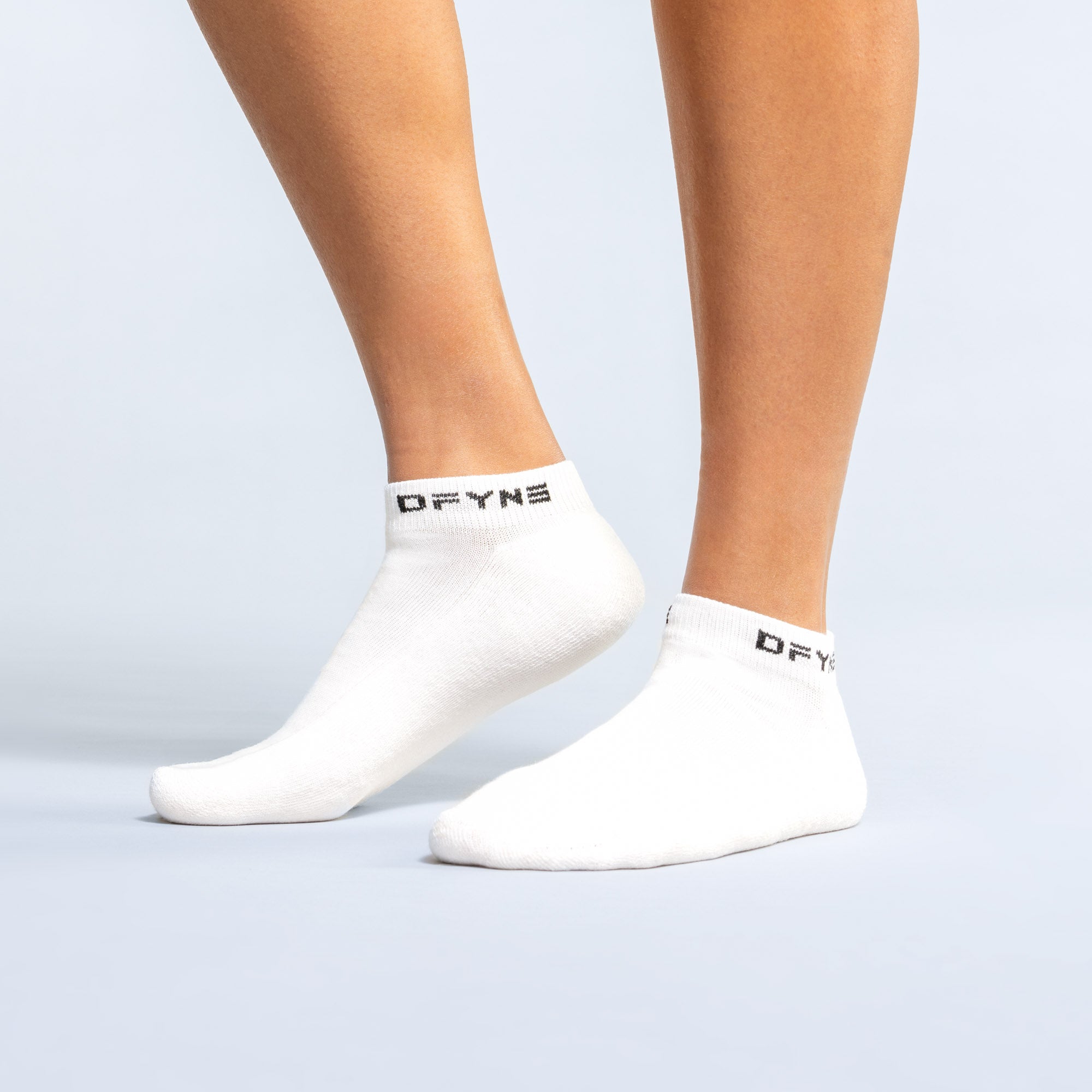 DFYNE Revive Ankle Sokker Dame Hvide Sort | EM6094578