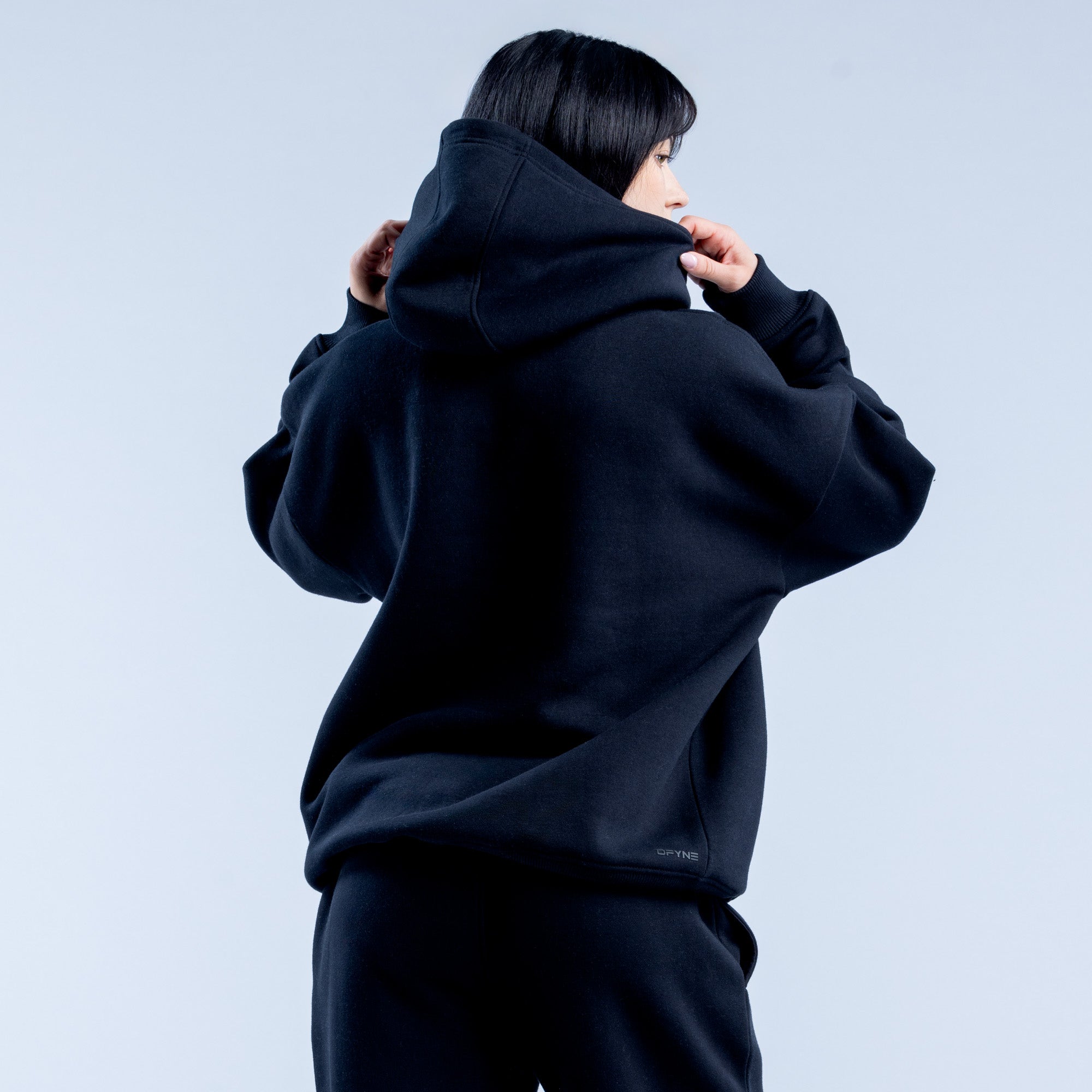 DFYNE Revive Heavy Weight Hættetrøje Dame Sort | KD5693042