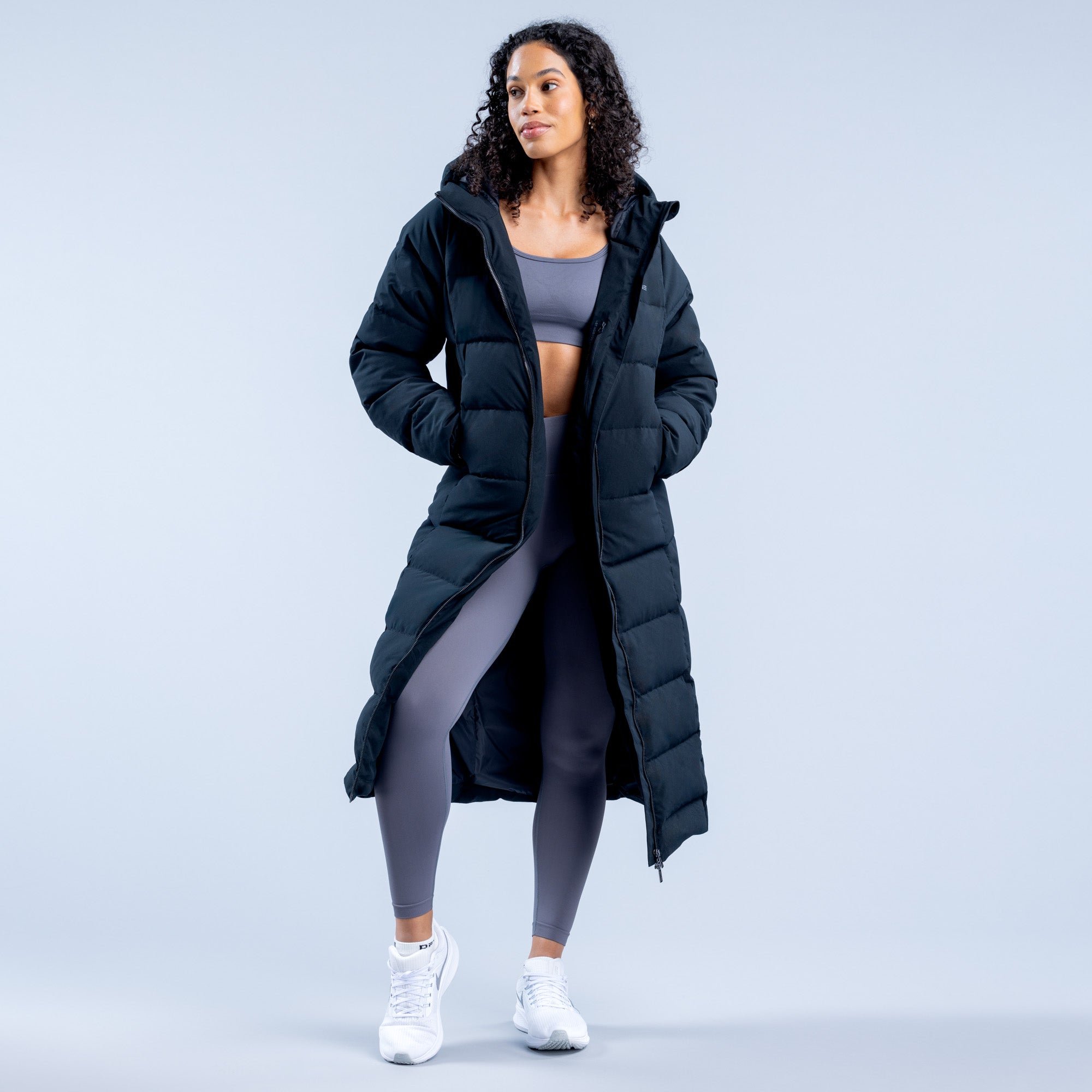 DFYNE Revive Long Down Jakker Dame Sort | VA4936801