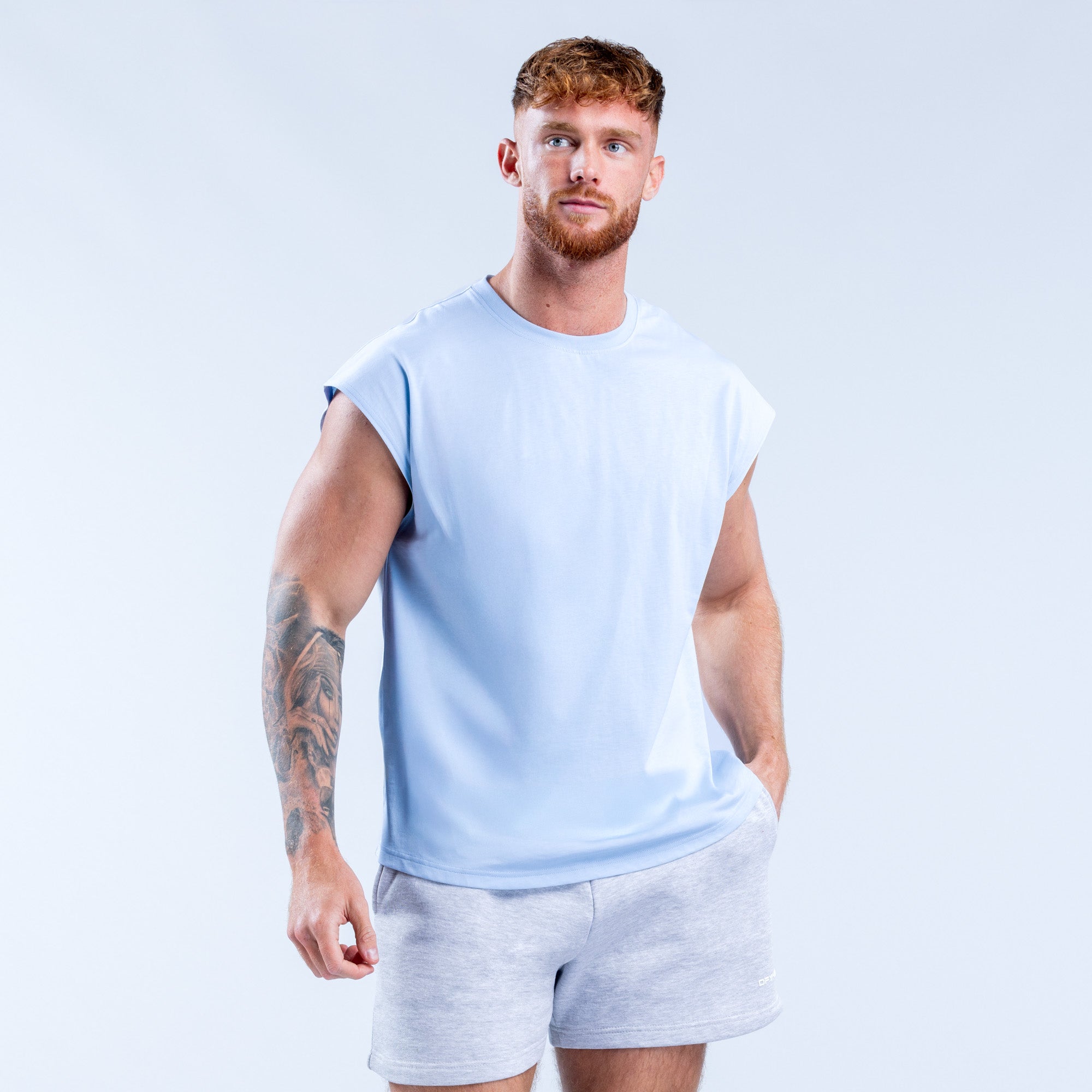 DFYNE Signature Tank Top Herre Blå | VD4972618