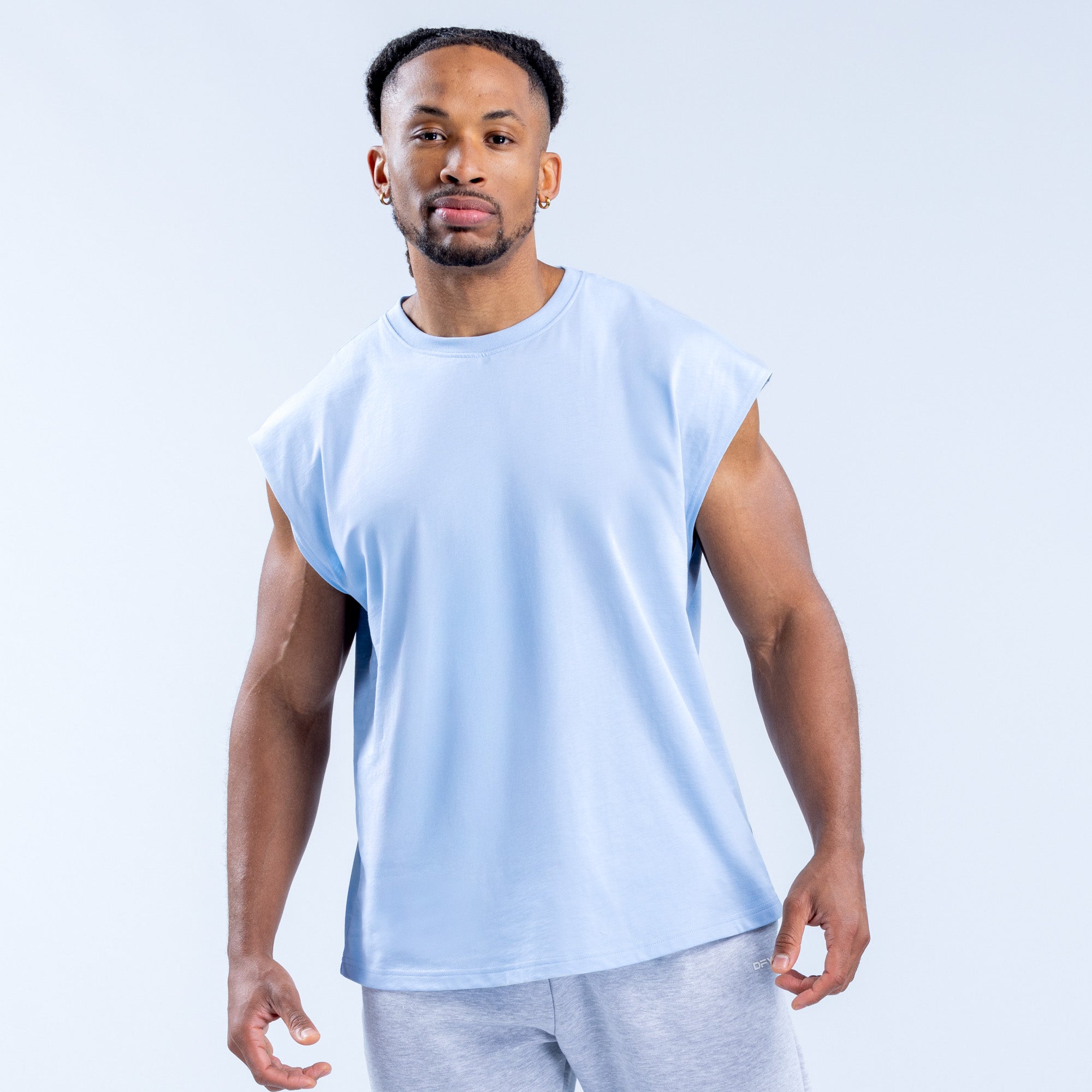 DFYNE Signature Tank Top Herre Blå | VD4972618