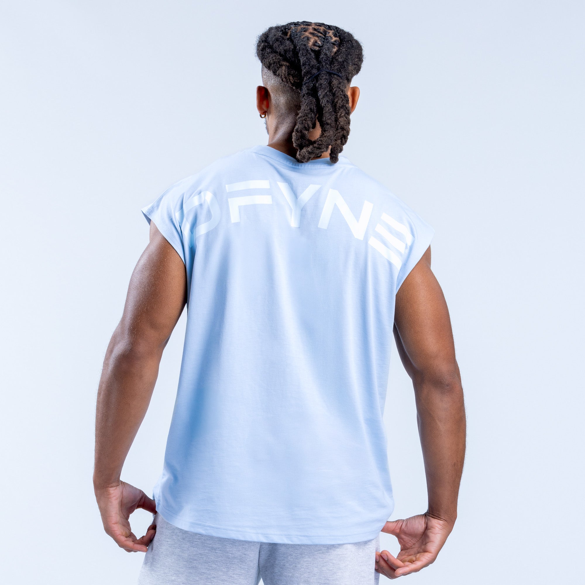 DFYNE Signature Tank Top Herre Blå | VD4972618