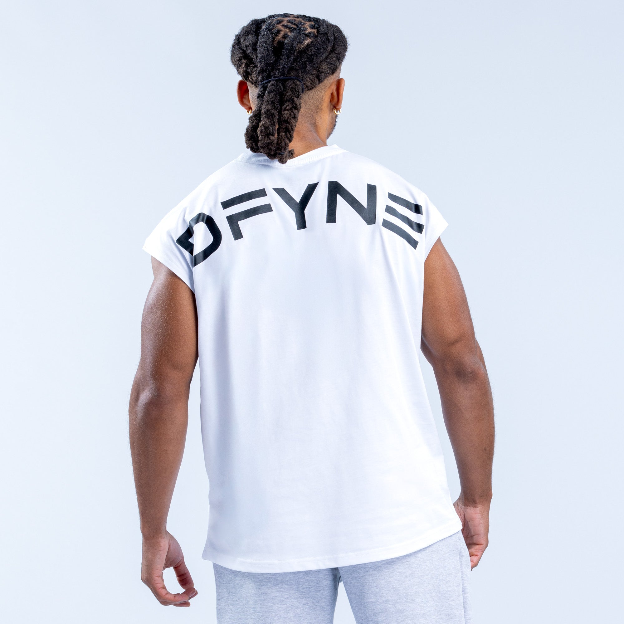 DFYNE Signature Tank Top Herre Hvide | DB4987630