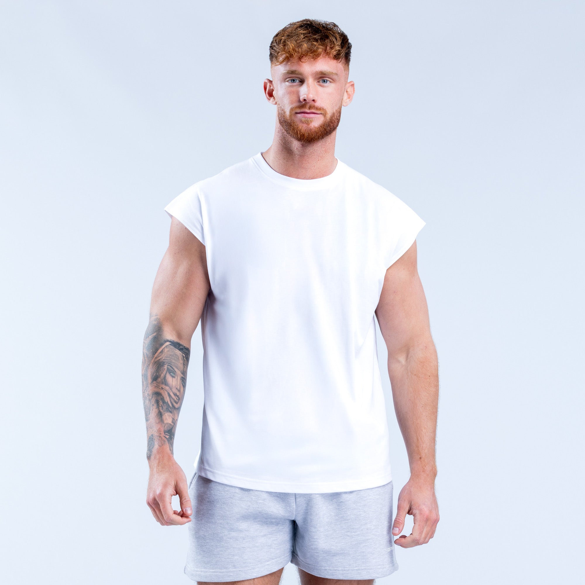 DFYNE Signature Tank Top Herre Hvide | DB4987630