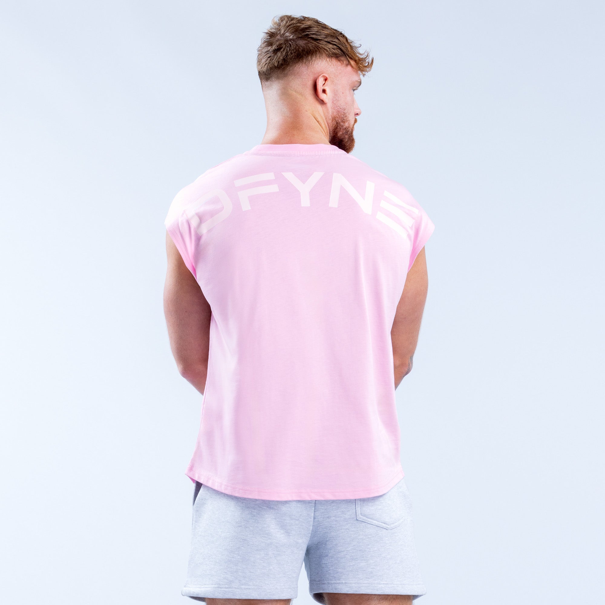 DFYNE Signature Tank Top Herre Lyselyserød Lyserød | CE5812067