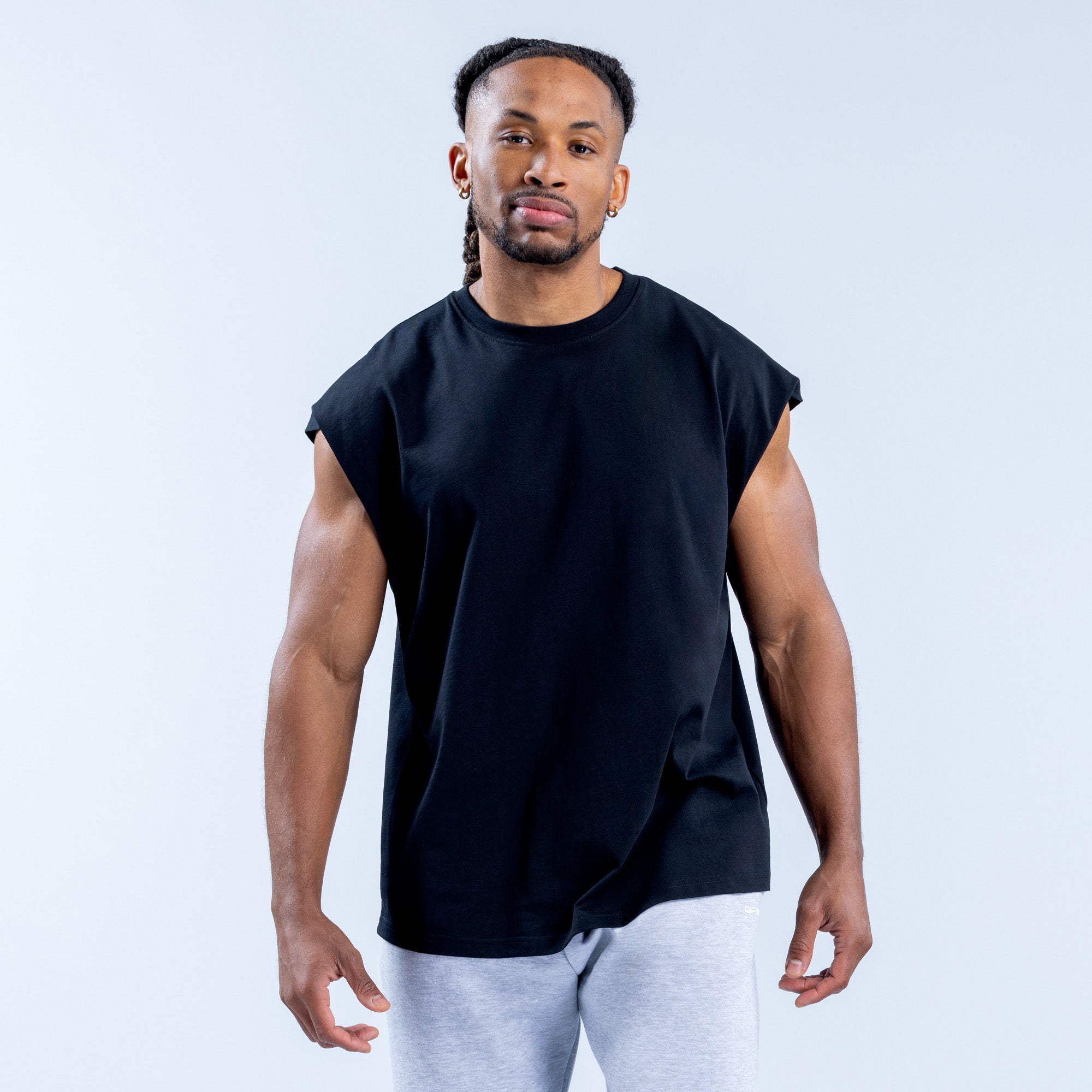 DFYNE Signature Tank Top Herre Sort | IK0925643