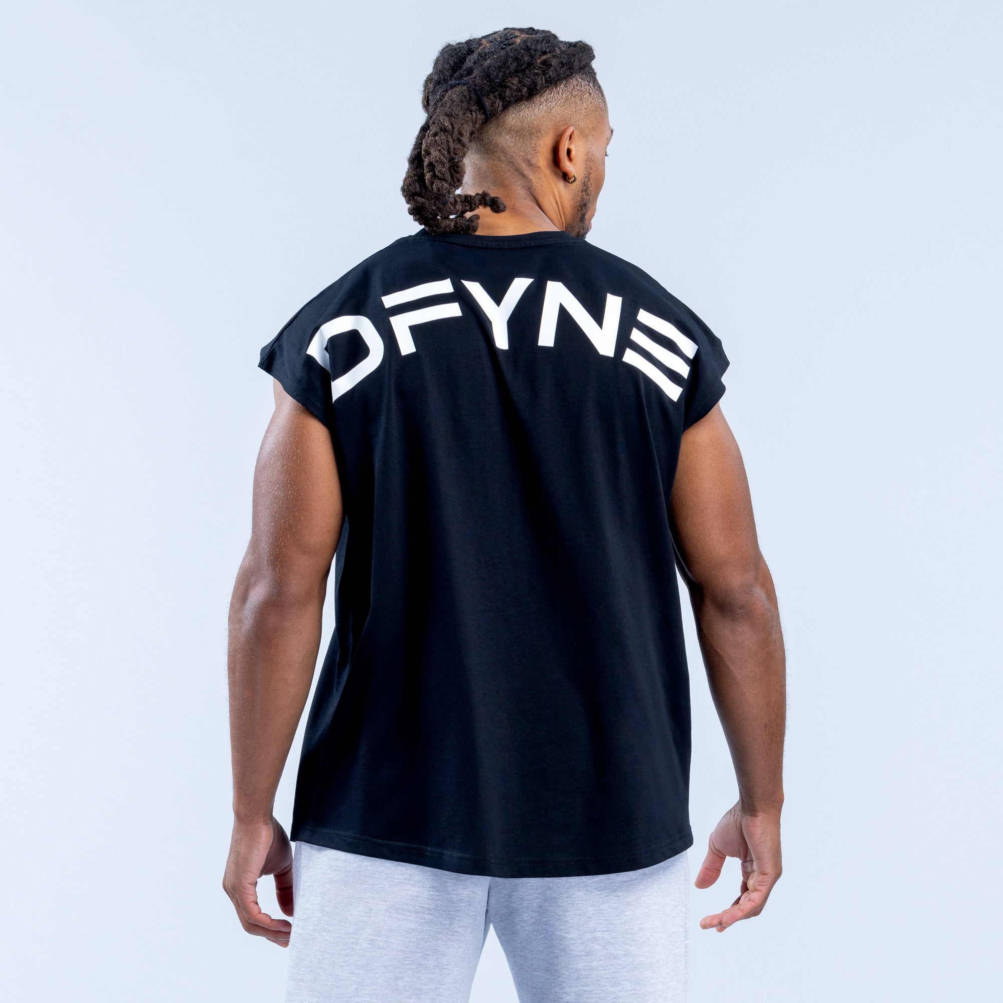DFYNE Signature Tank Top Herre Sort | IK0925643