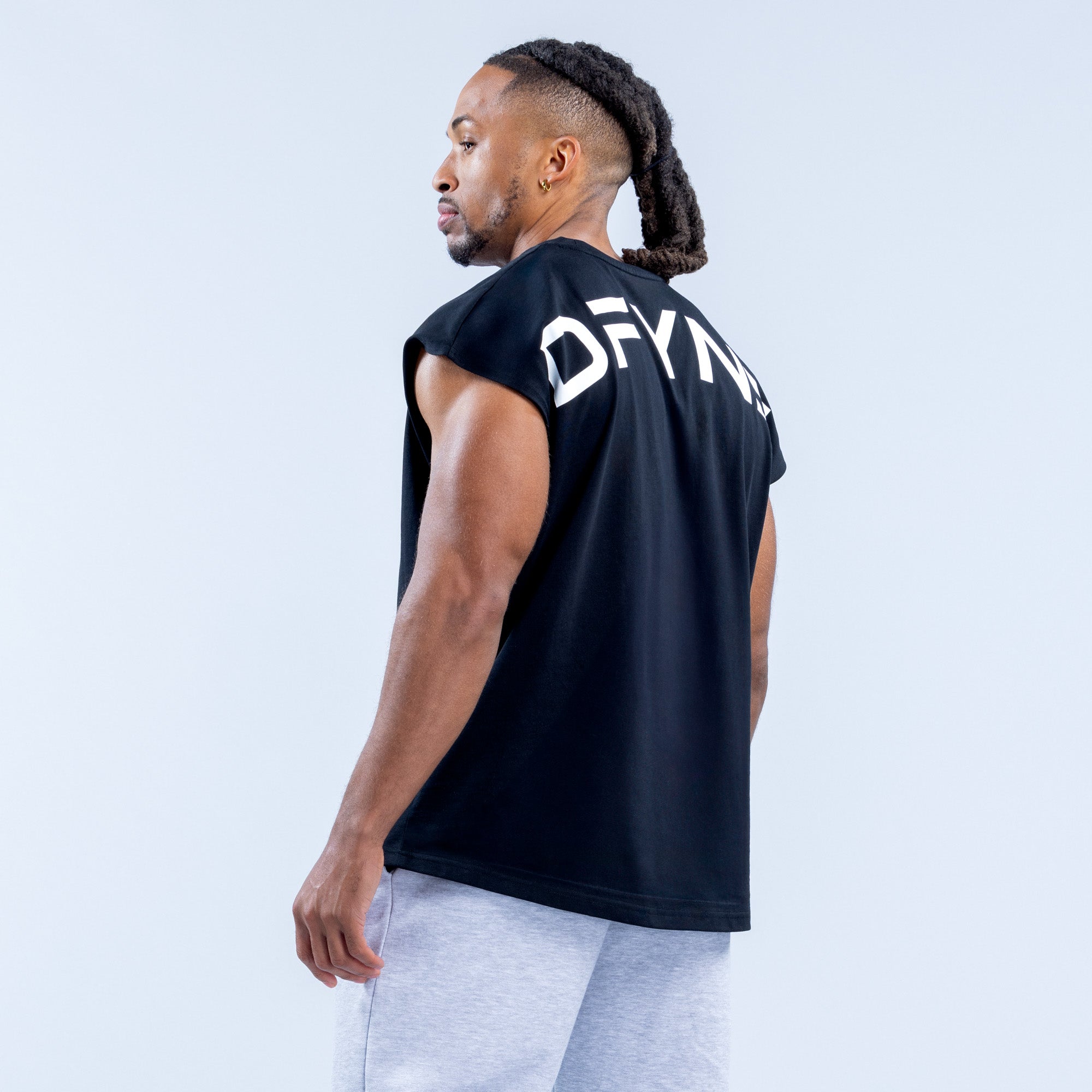 DFYNE Signature Tank Top Herre Sort | IK0925643