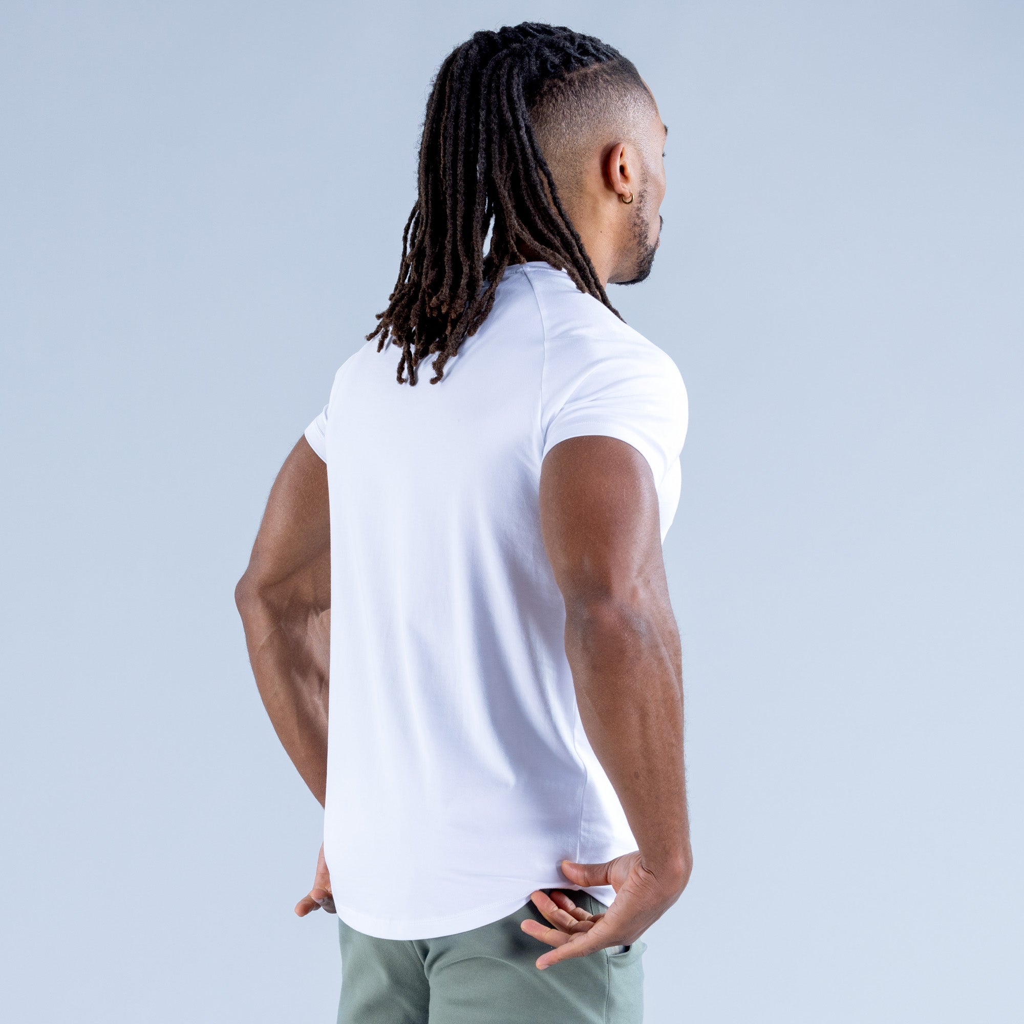 DFYNE Stealth T-Shirt Herre Hvide | RS0692378