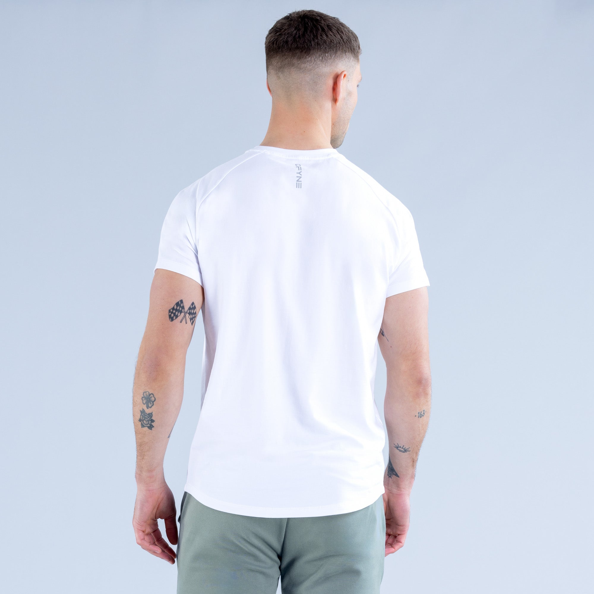DFYNE Stealth T-Shirt Herre Hvide | RS0692378
