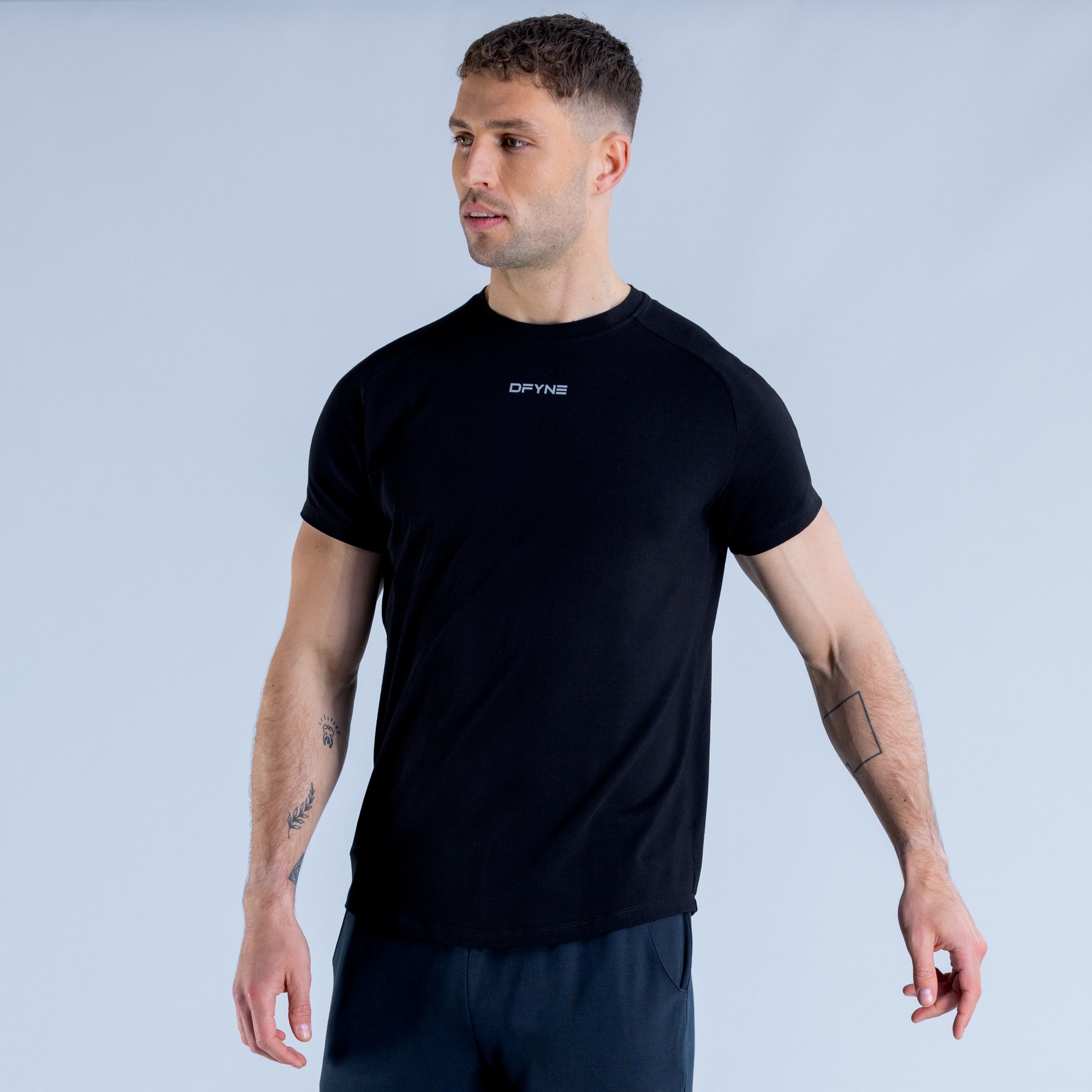DFYNE Stealth T-Shirt Herre Sort | JF9528374