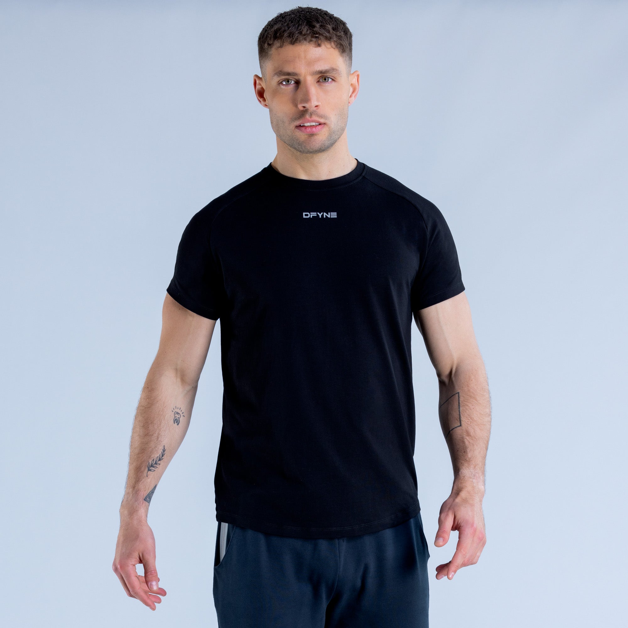DFYNE Stealth T-Shirt Herre Sort | JF9528374