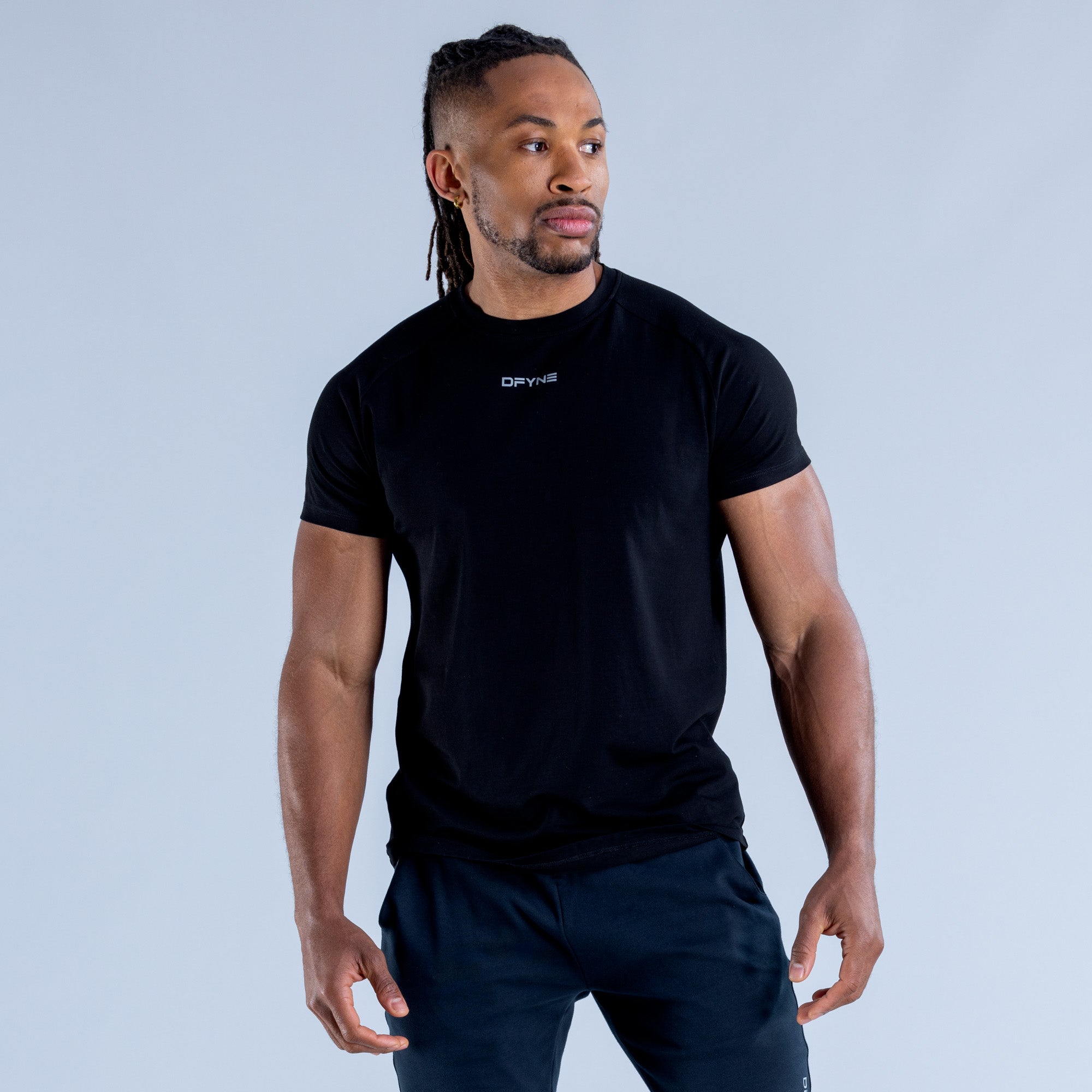 DFYNE Stealth T-Shirt Herre Sort | JF9528374