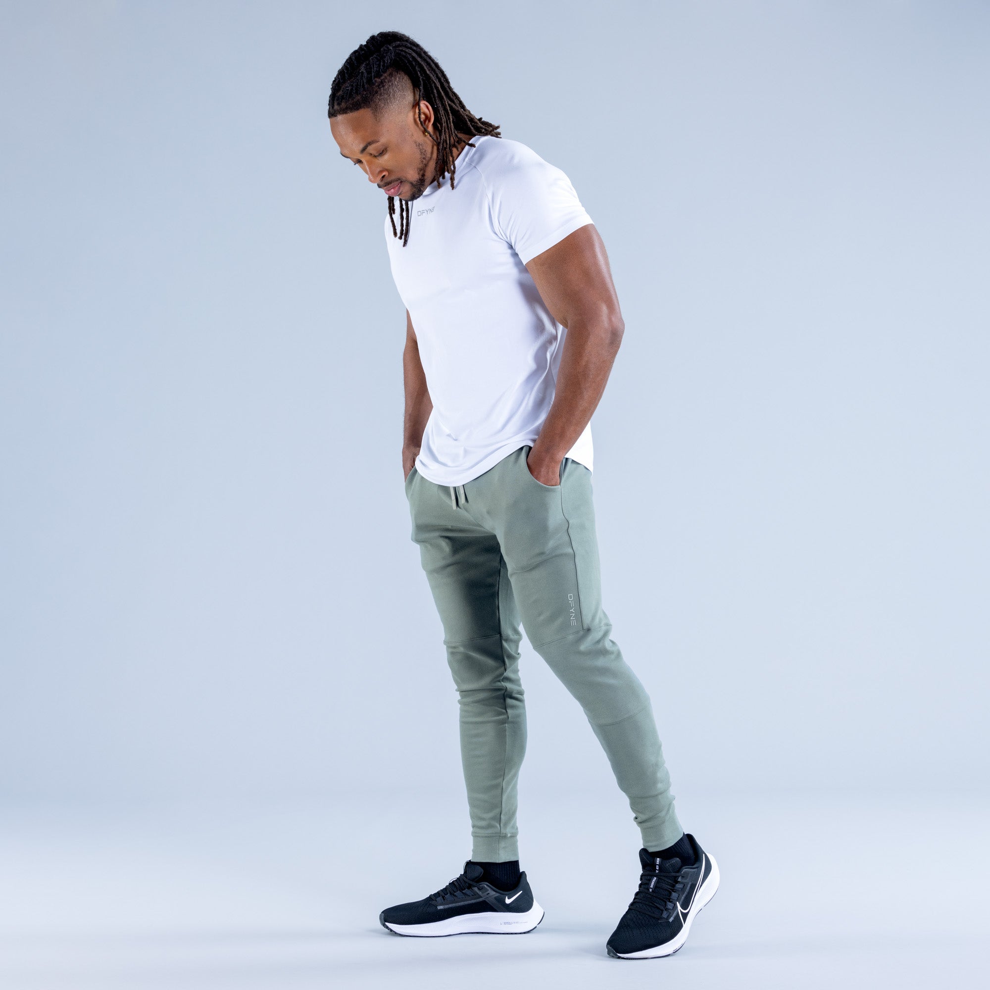 DFYNE Stealth Tapered Joggingbukser Herre Olivengrøn | TR7013986