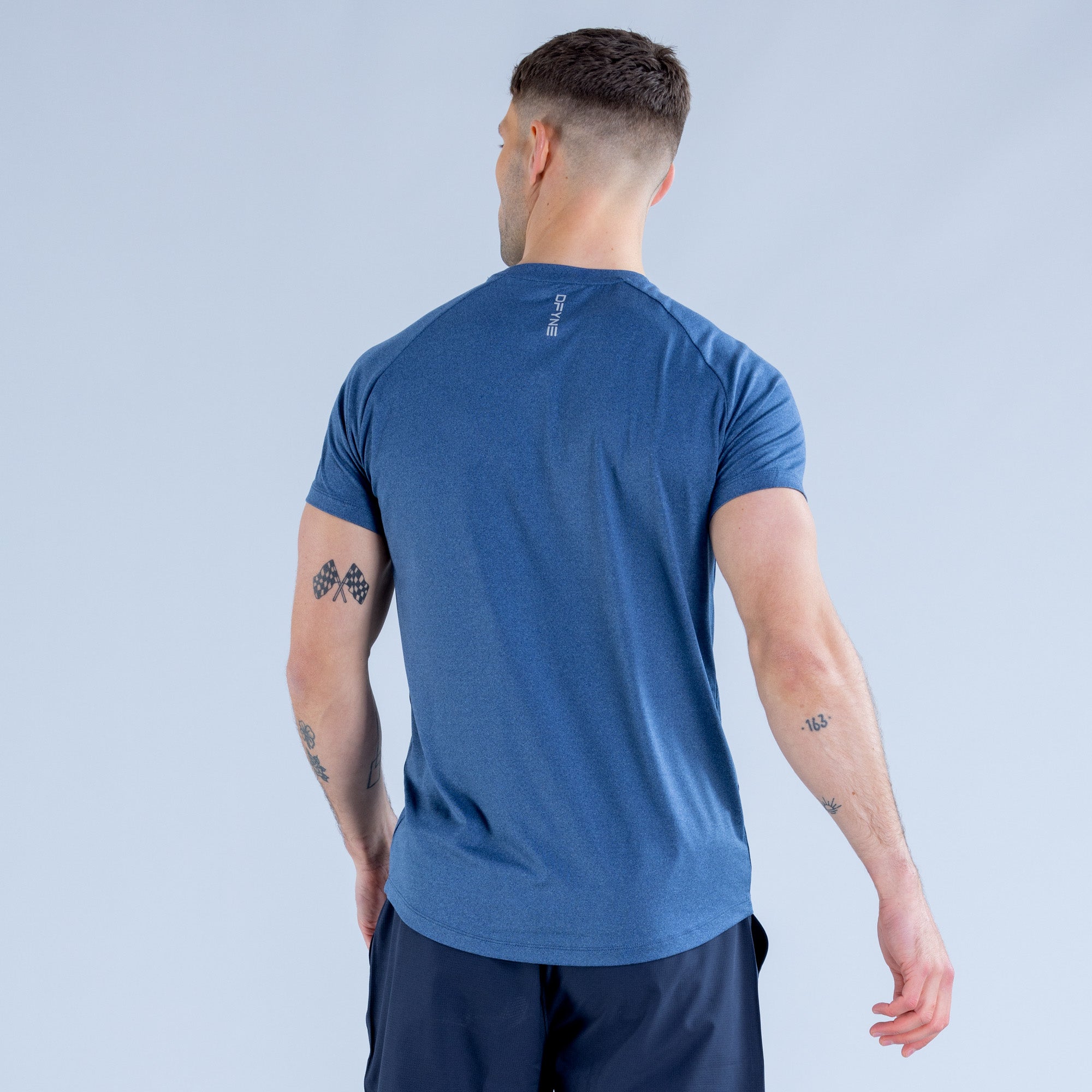 DFYNE Stealth Training T-Shirt Herre Blå | PY5409162