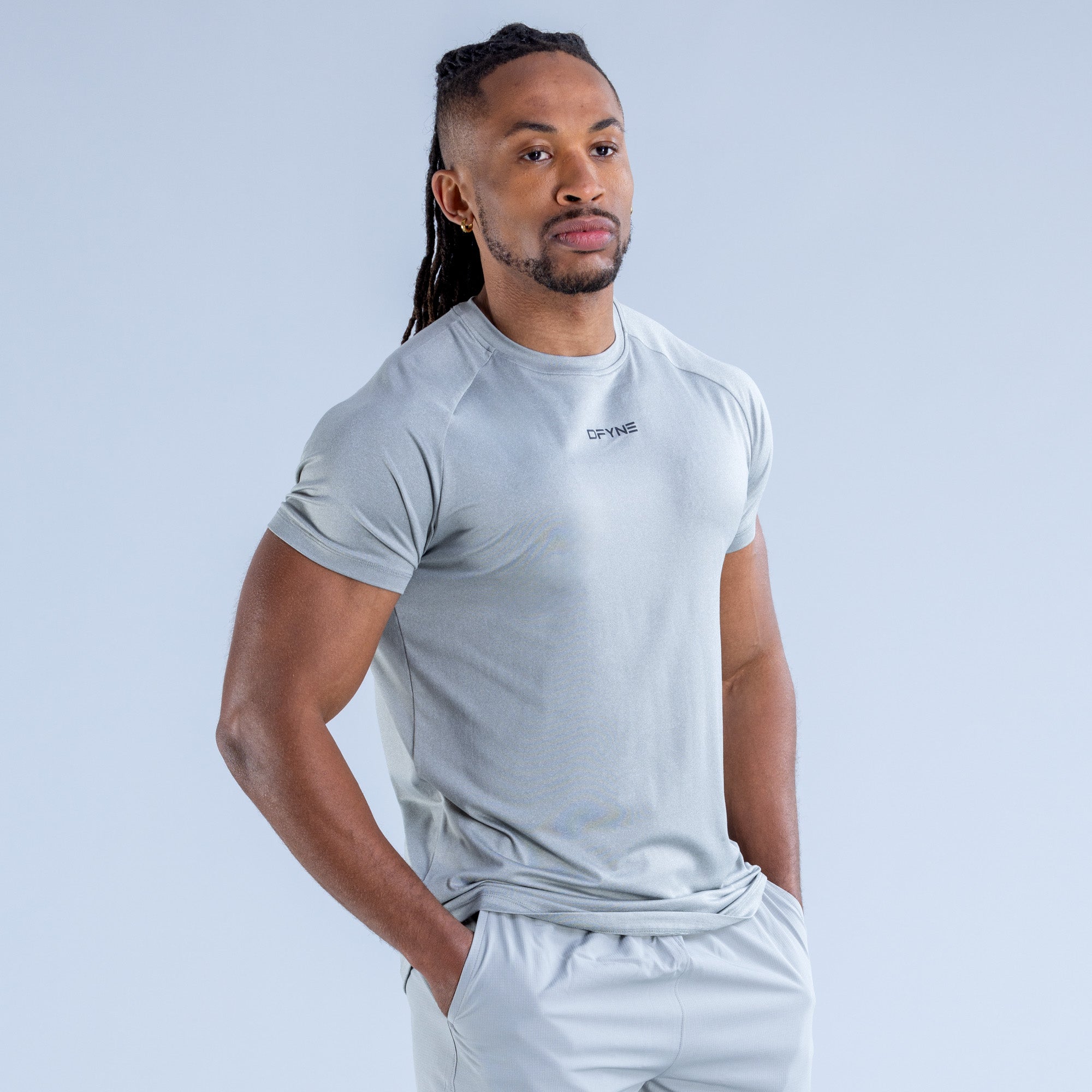 DFYNE Stealth Training T-Shirt Herre Grå | JV3458179