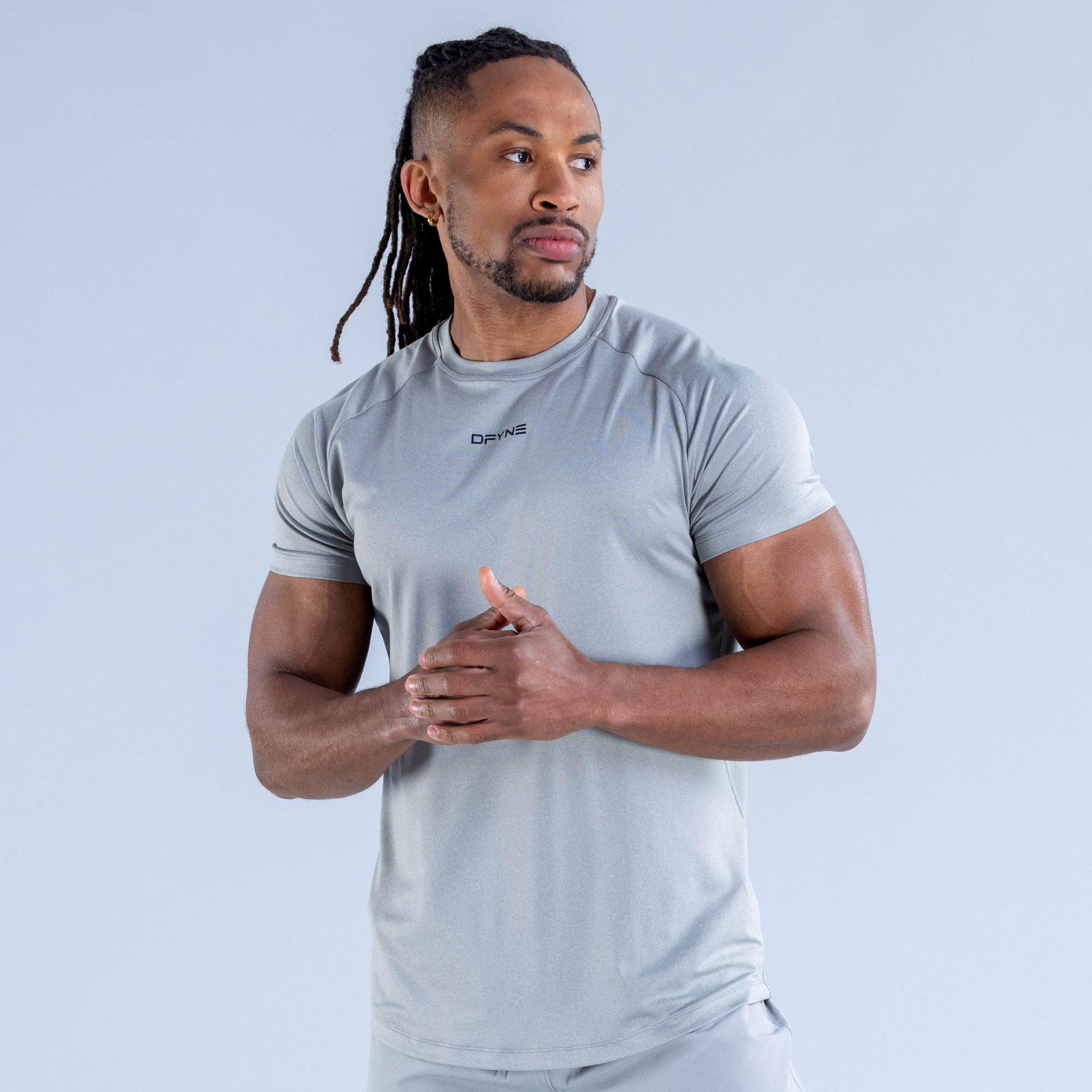 DFYNE Stealth Training T-Shirt Herre Grå | JV3458179