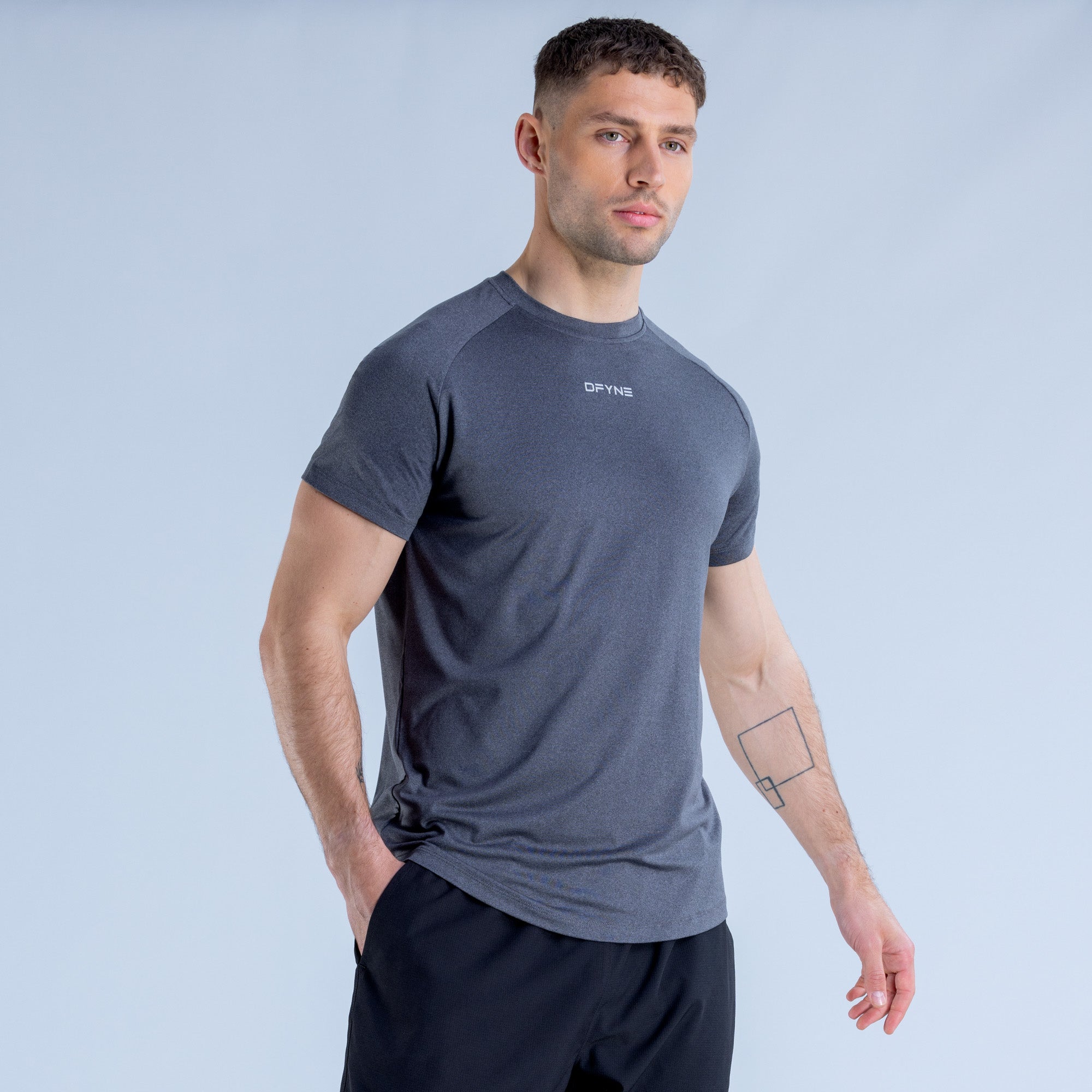 DFYNE Stealth Training T-Shirt Herre Sort | RV2317560